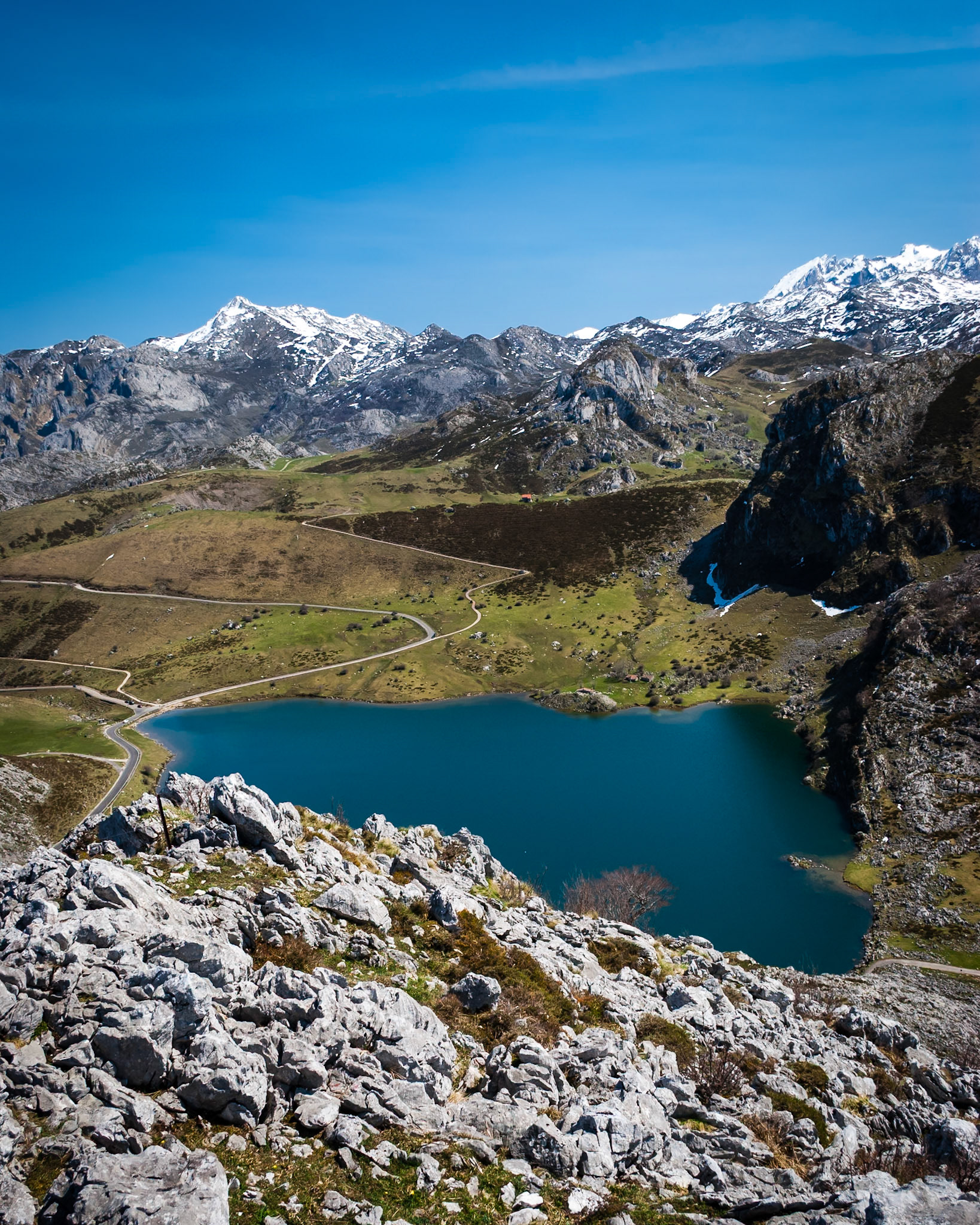 Lago Enol, Asturias. Spain