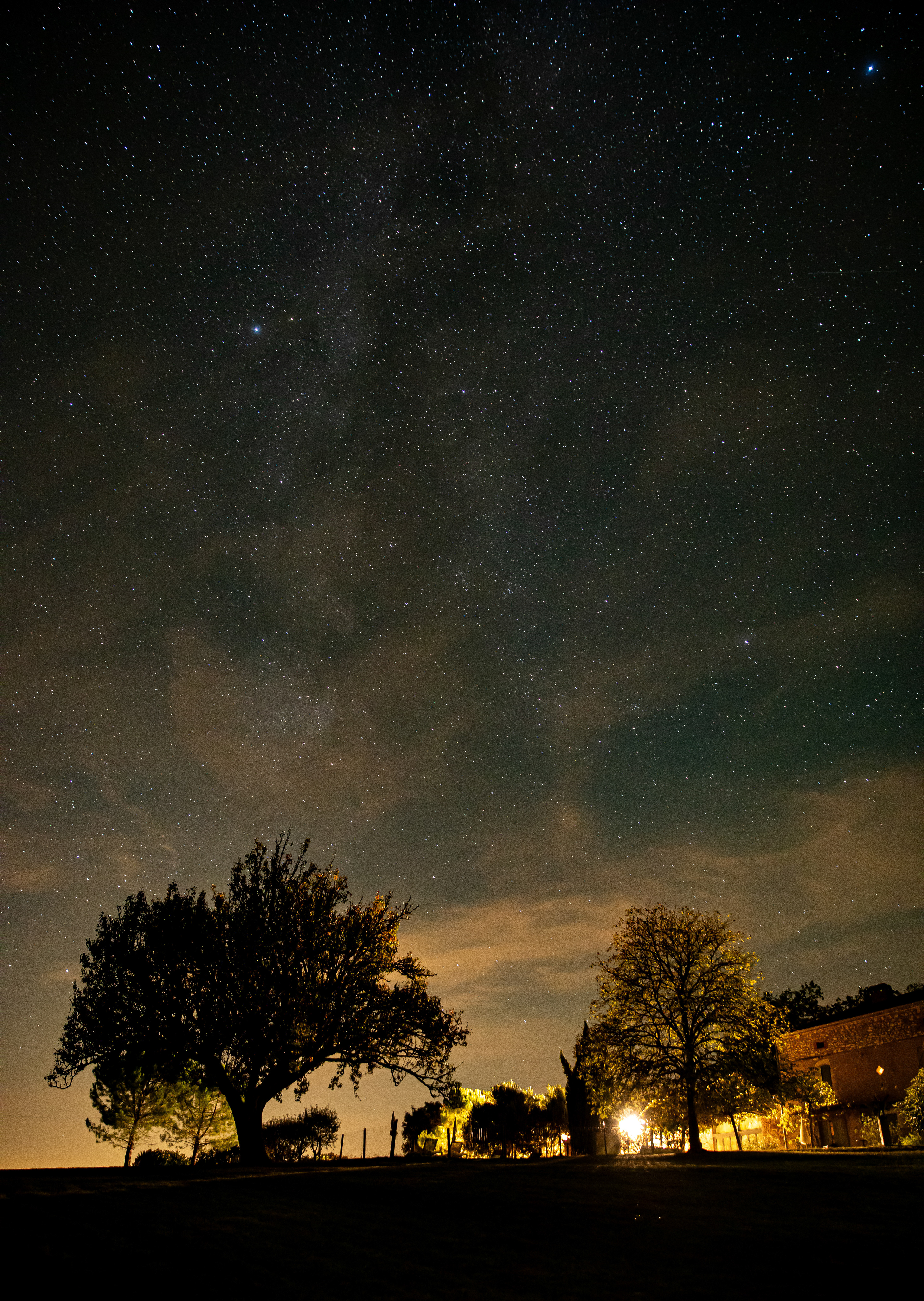 Milkyway above Ateliers Les Landes