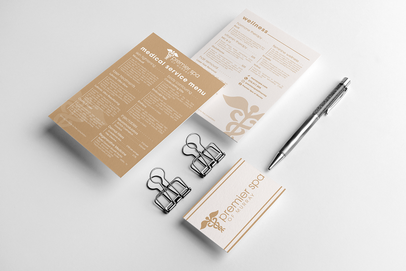 Medical Service Menu and Coupon