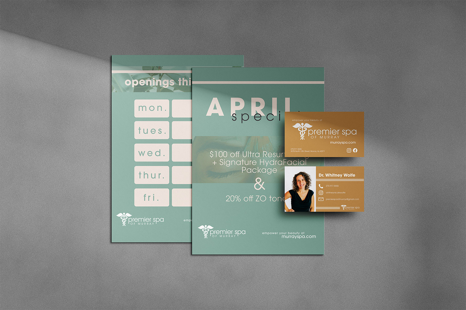 Signage and Personal Business Cards