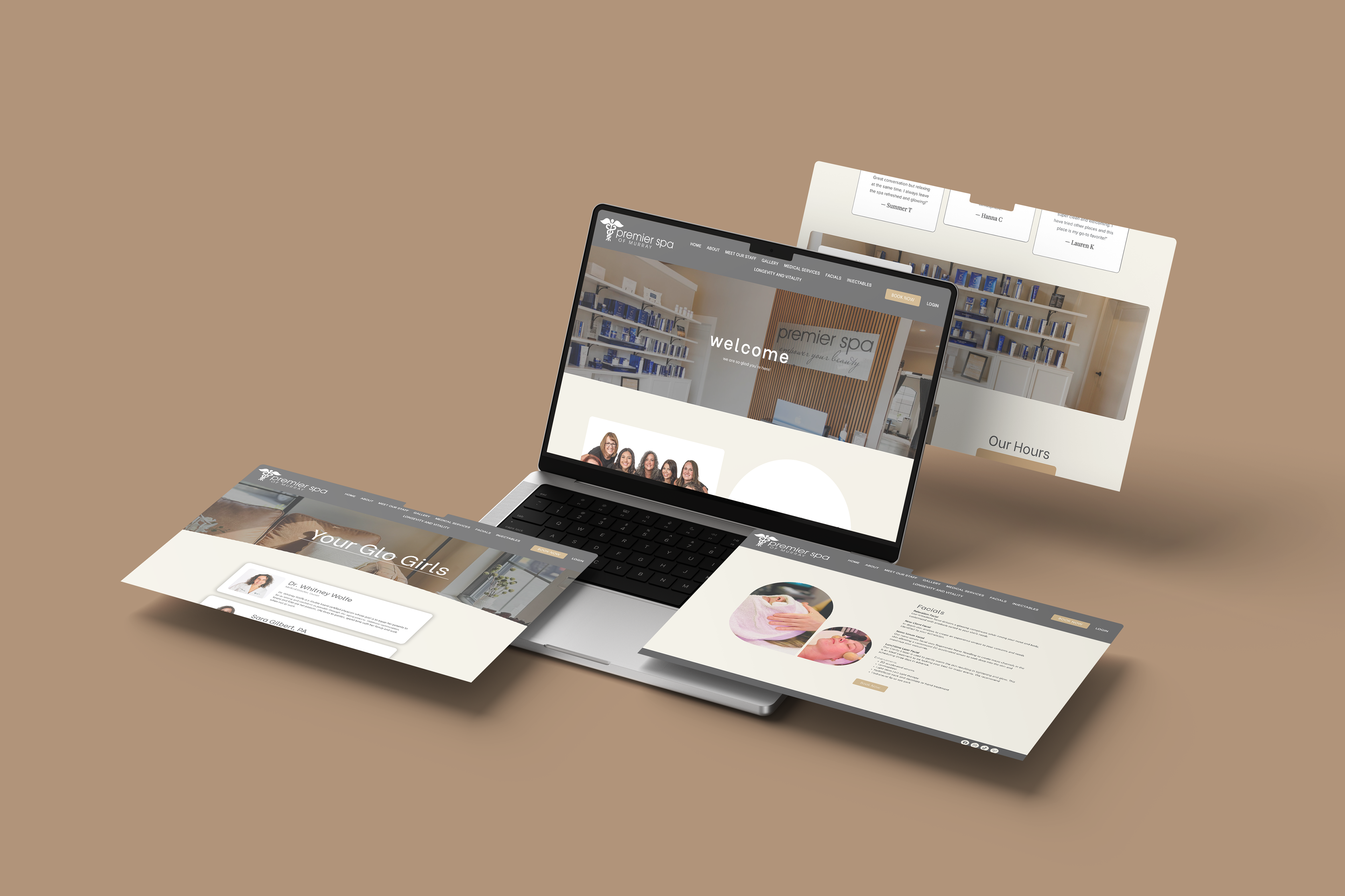 Premier Spa of Murray Website