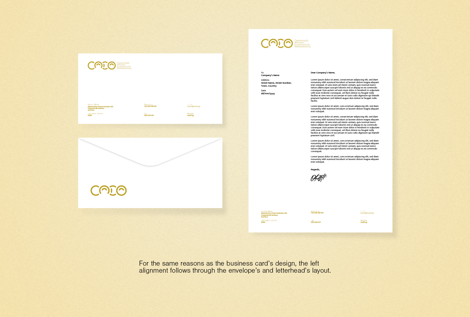 ENVELOPE & LETTERHEAD