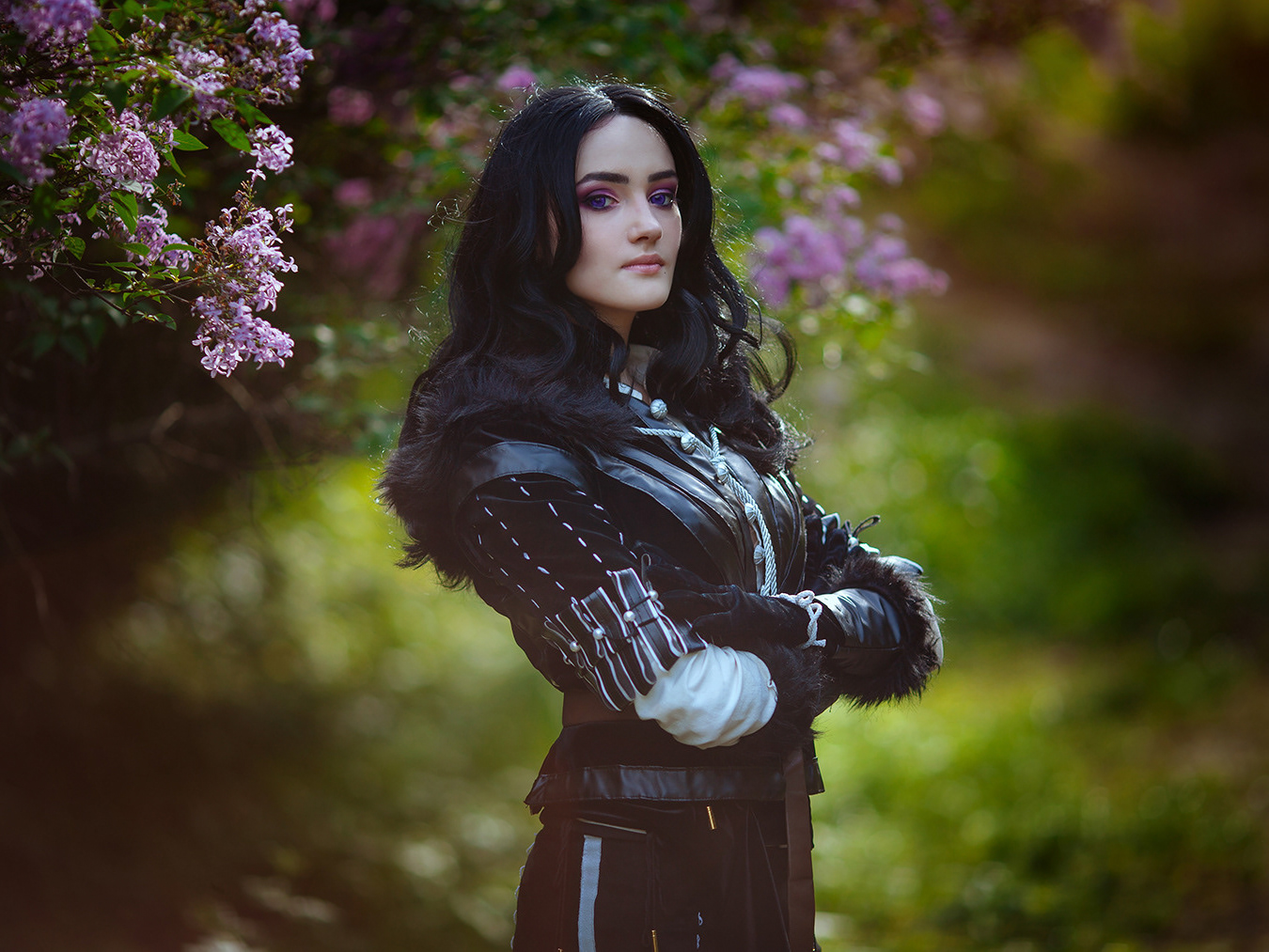 Cosplayer in Image of a Character Yennefer of Vengerberg from the Game or  Film the Witcher in Winter Forest at Sunset Editorial Stock Photo - Image  of dnipro, netflix: 172111433