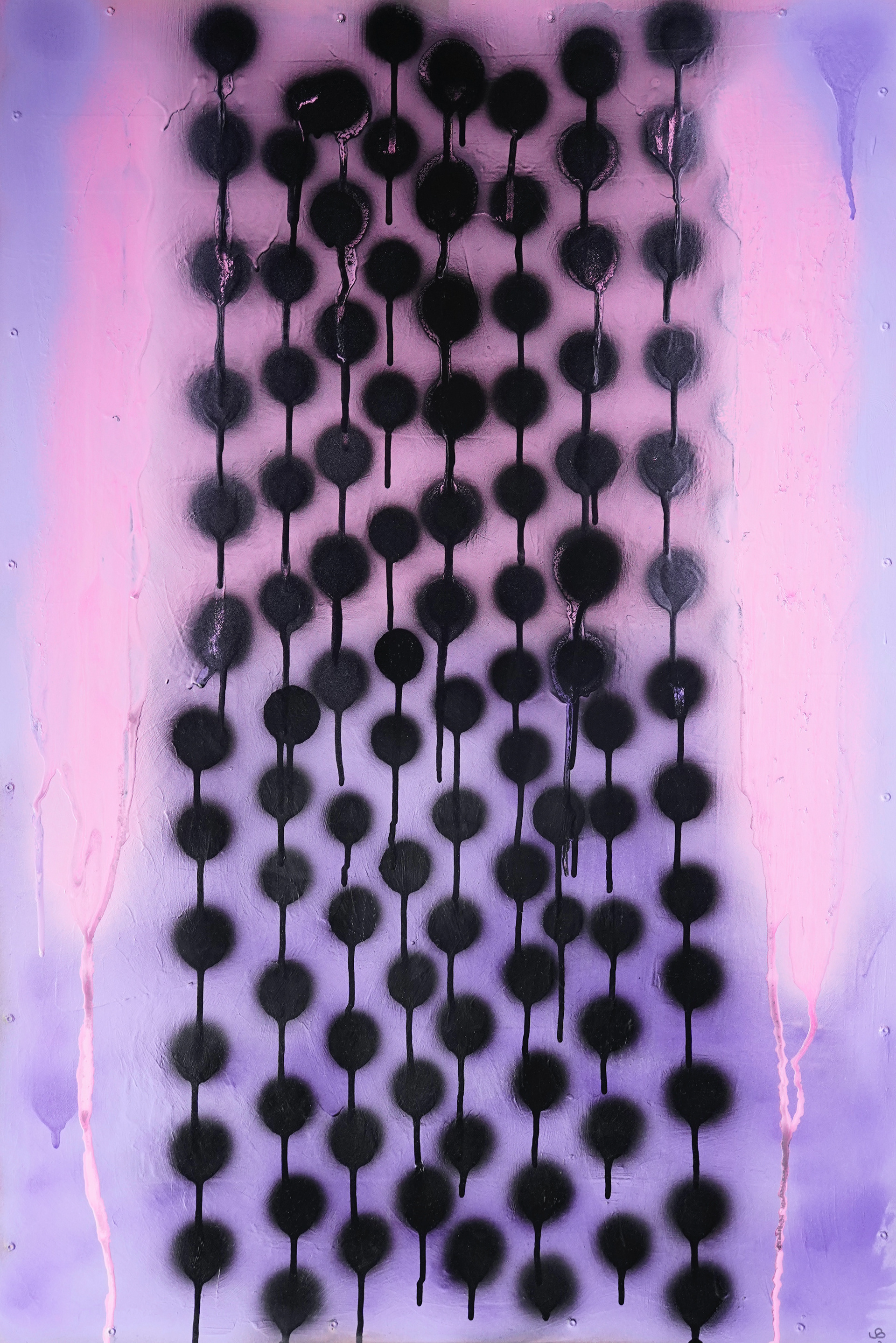 Morning Thoughts I, Mixed Media auf Holzbilderrahmen, 100x70cm, 2024