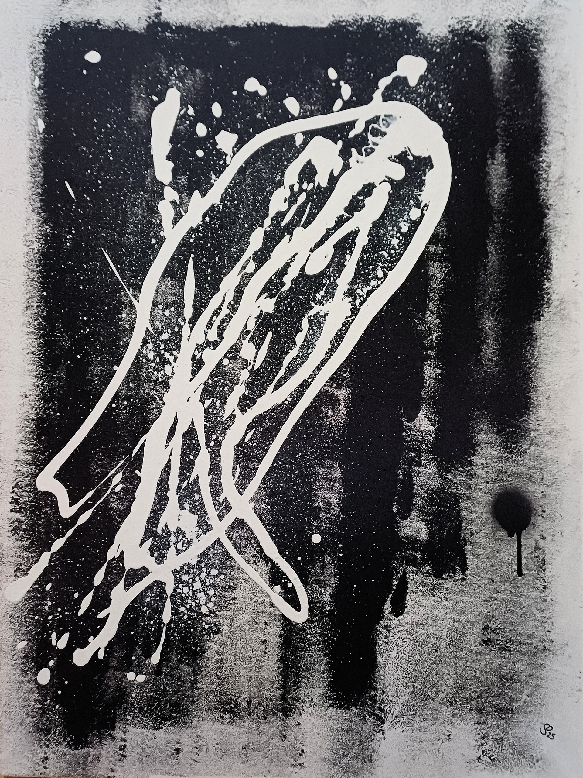 Drill Baby Drill WTF III, Mixed Media auf Leinwand, 80x60cm, 2025