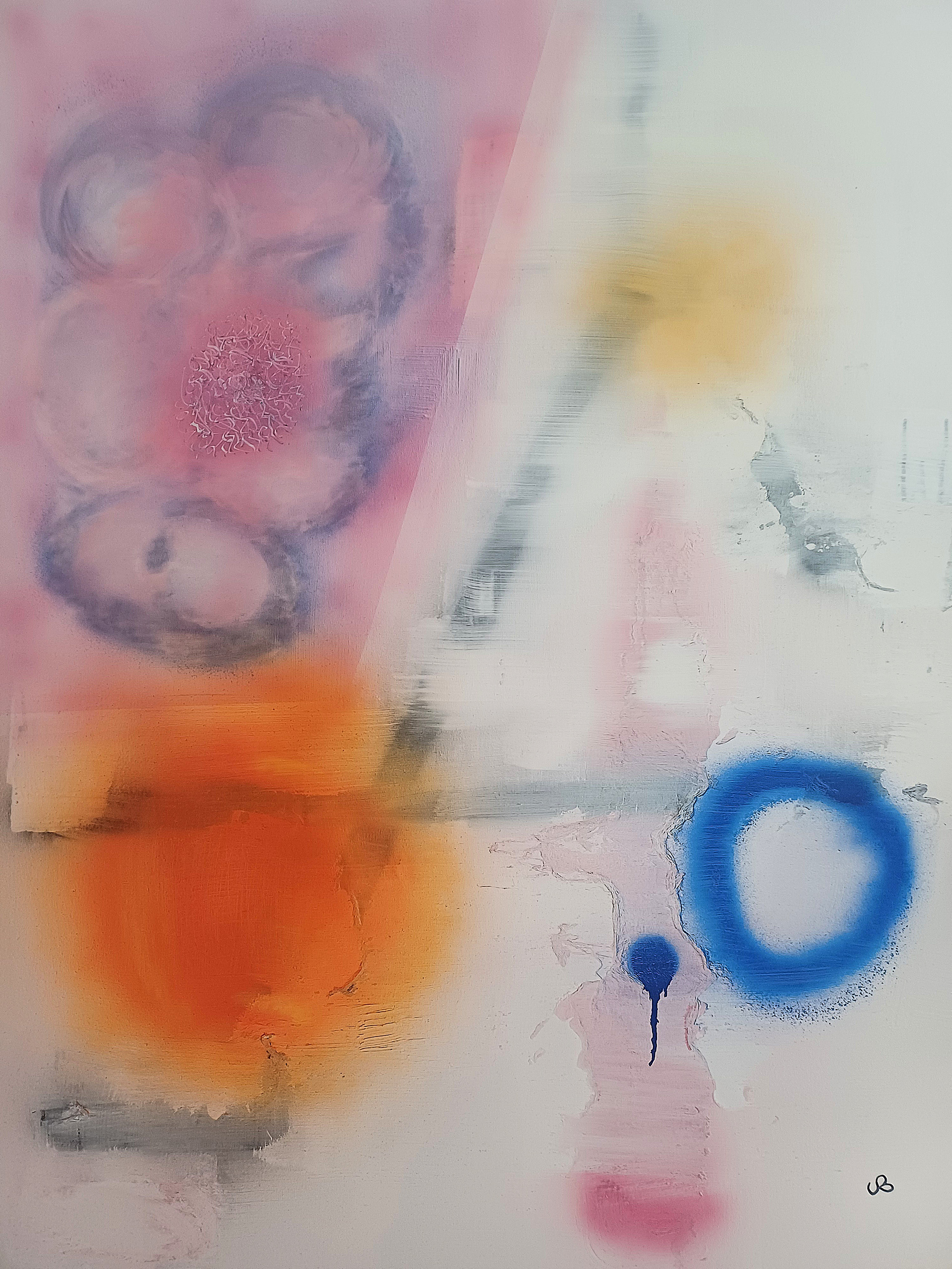 Trugzart, Acryl und Spray auf Leinwand, 120x90cm, 2025