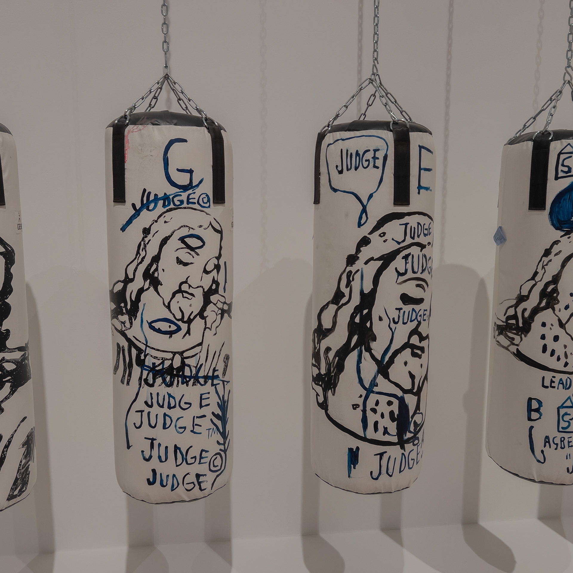 Brooklyn Museum Basquiat x Warhol: Ten Punching Bags