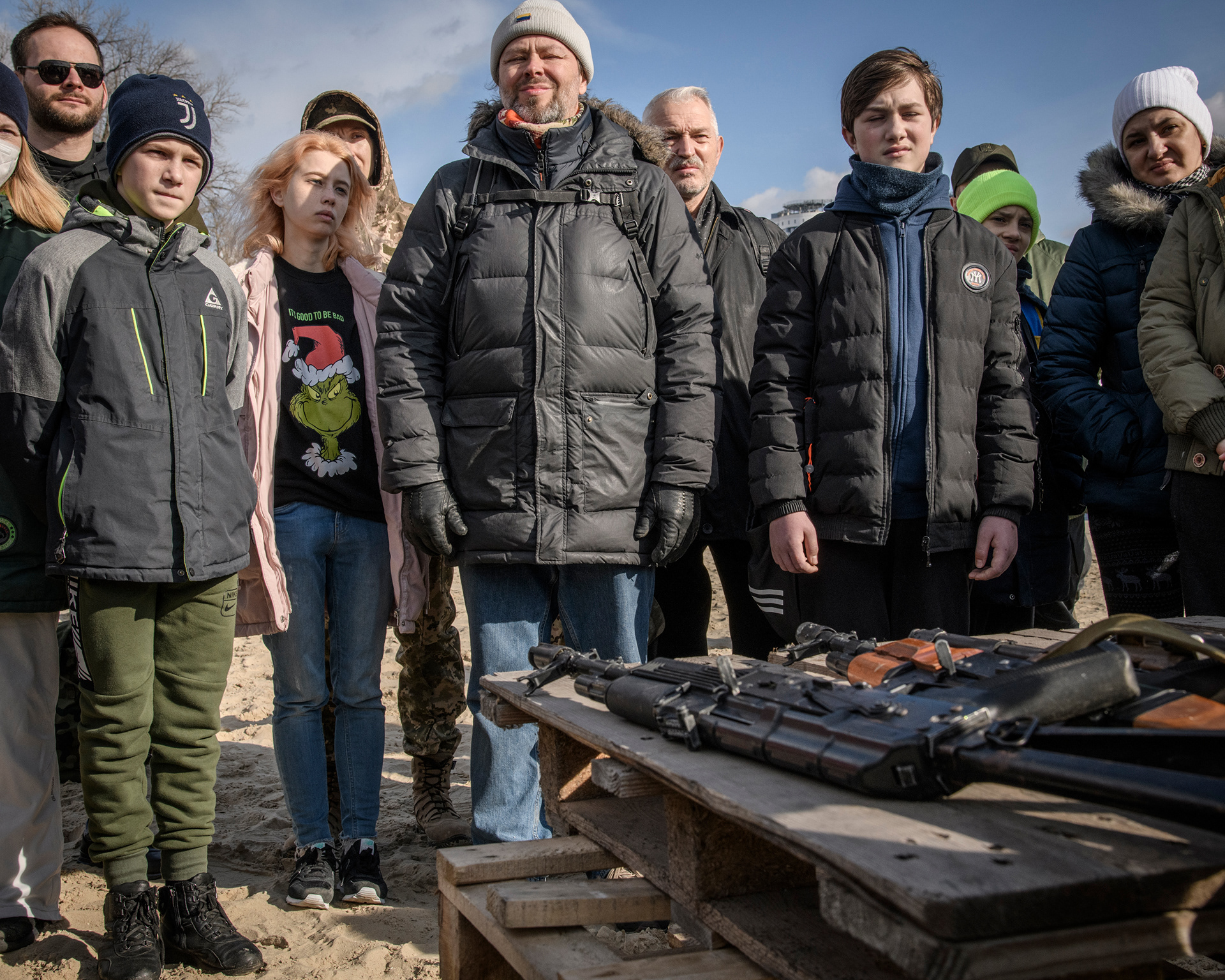 Kyiv , couple days before full scale invasion by Russia