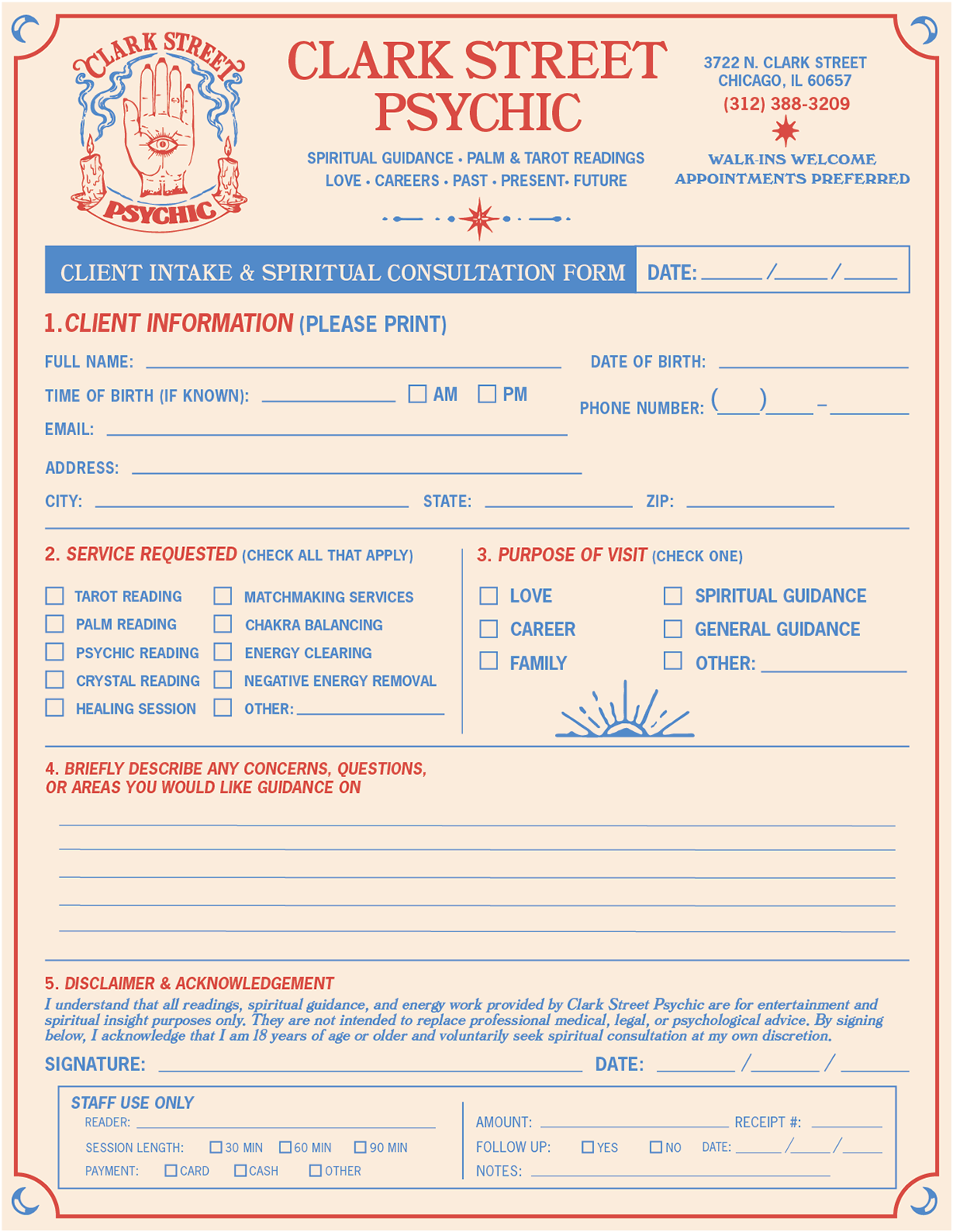 Client Intake Form