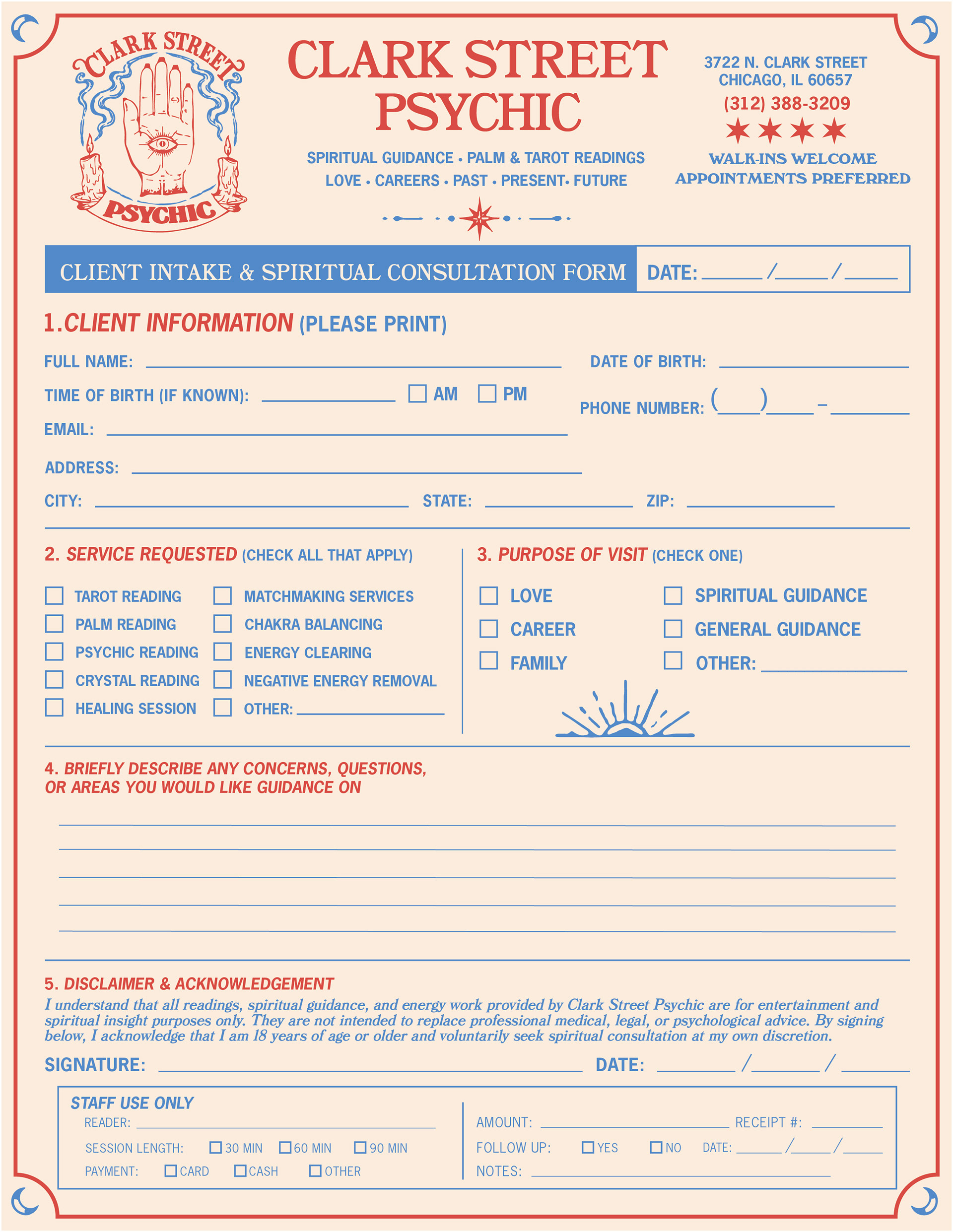 Client Intake Form