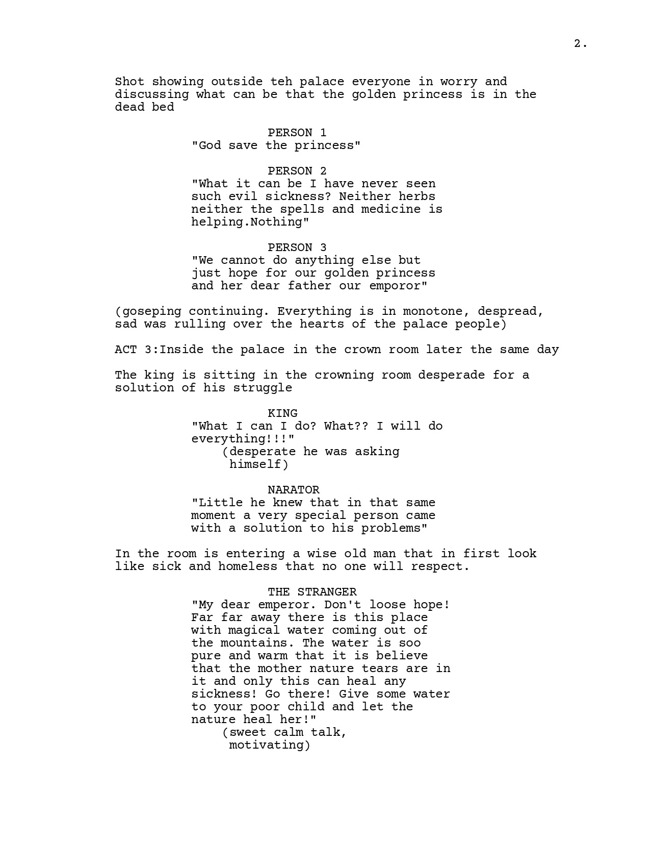 Sofia legend script