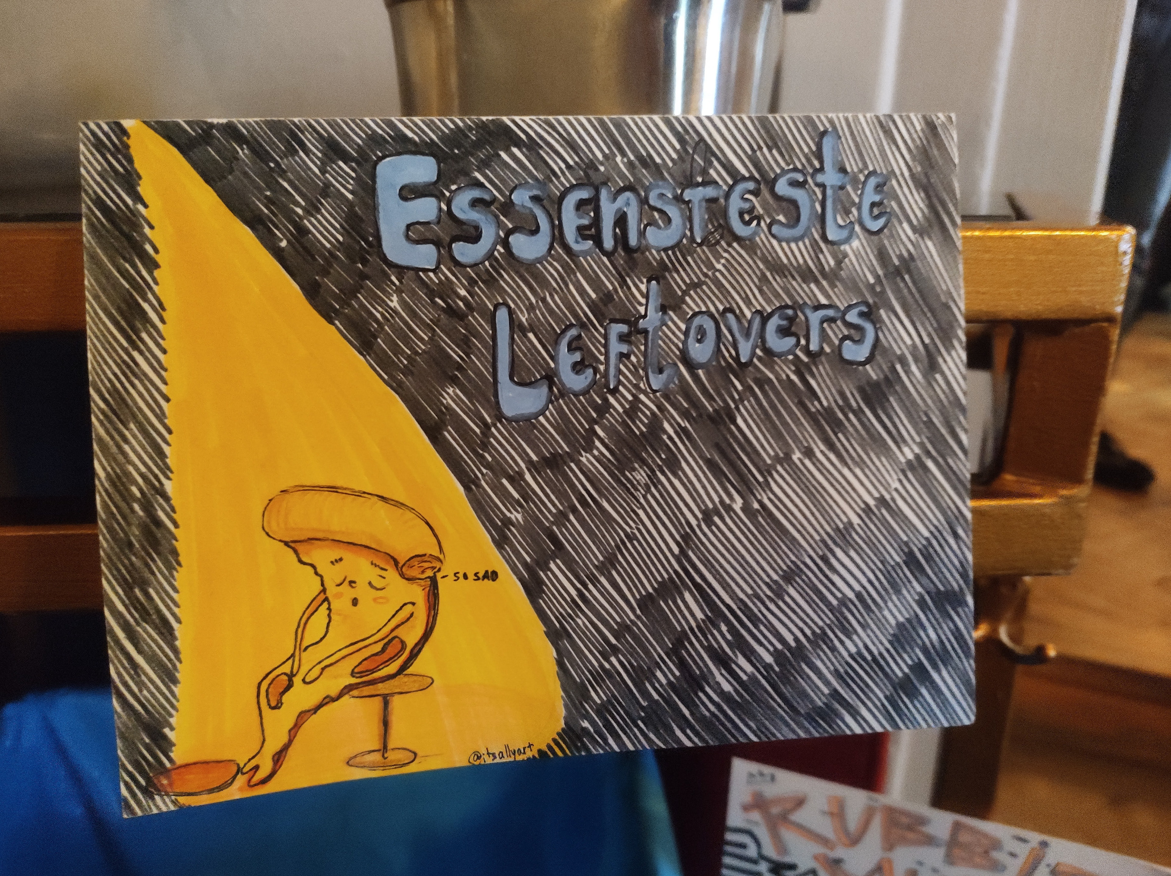 Labels for Fumetto Festival's cantine in Lucerne Switzerland