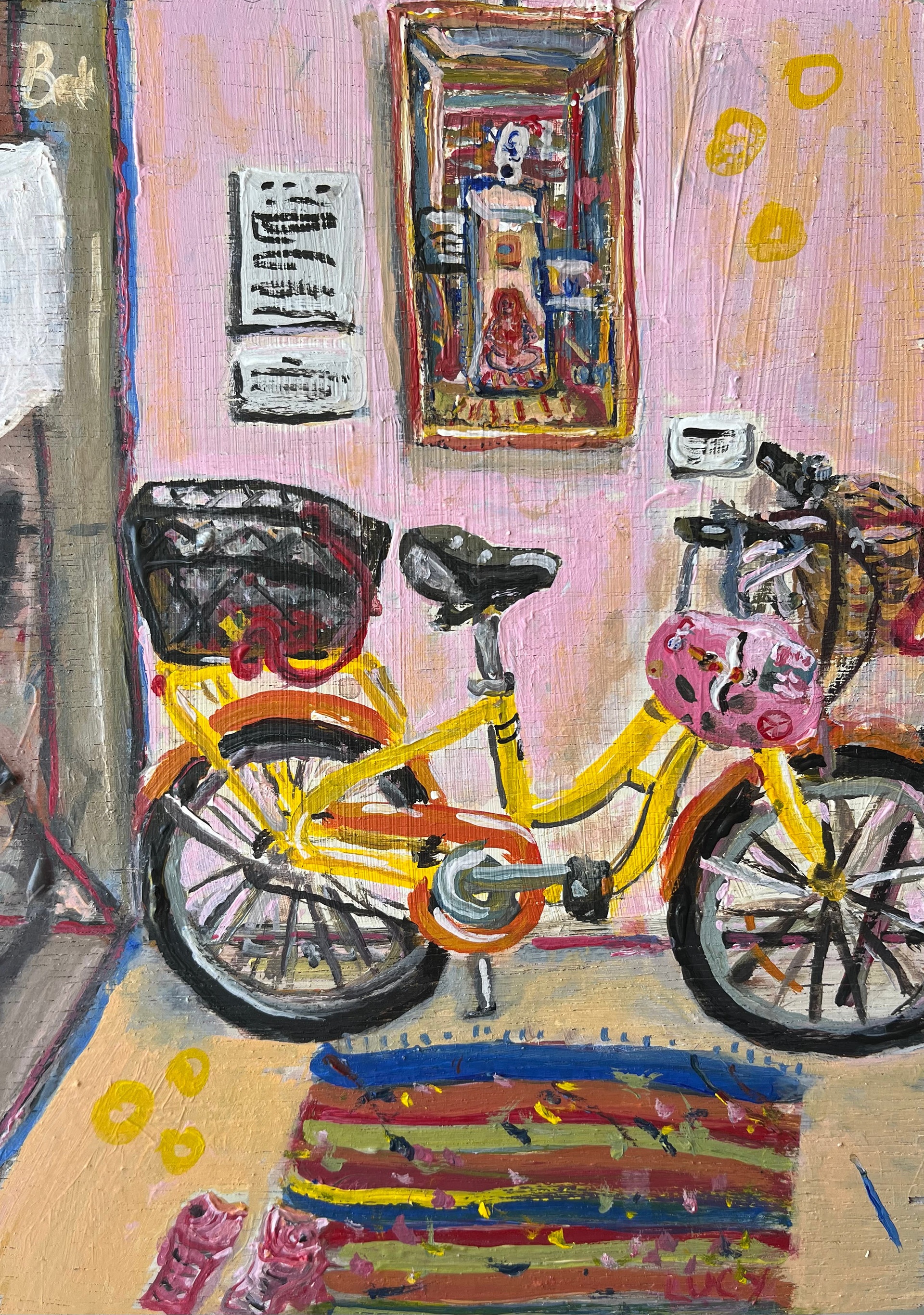 Town Bike (Painted in-situ): Sold