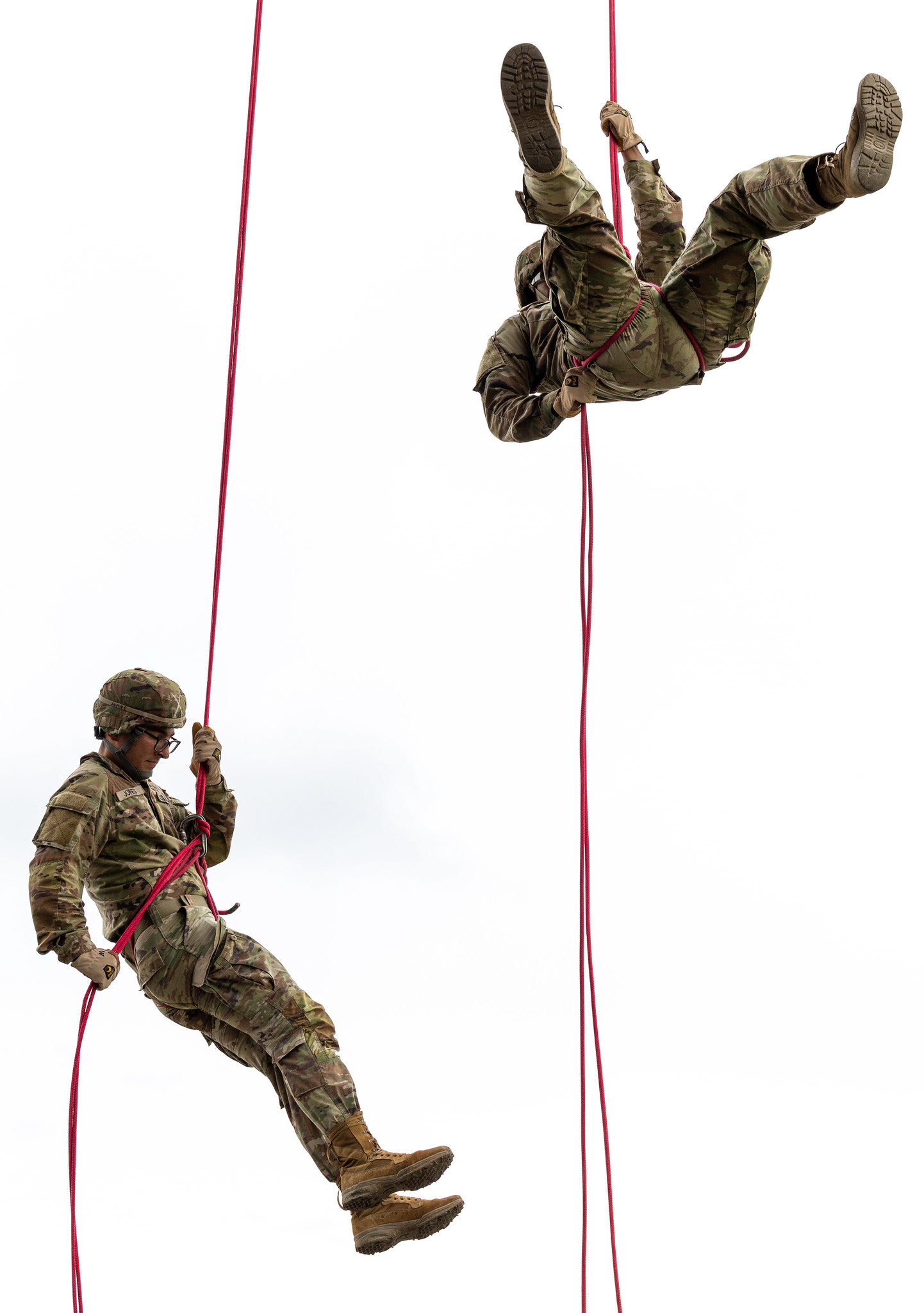 1st Regiment, Advanced Camp trains at the Rappel Course on Fort Knox, KY., June 5, 2024. | Photo Credit: Ayiana Andrella, Ohio University, CST Public Affairs Office