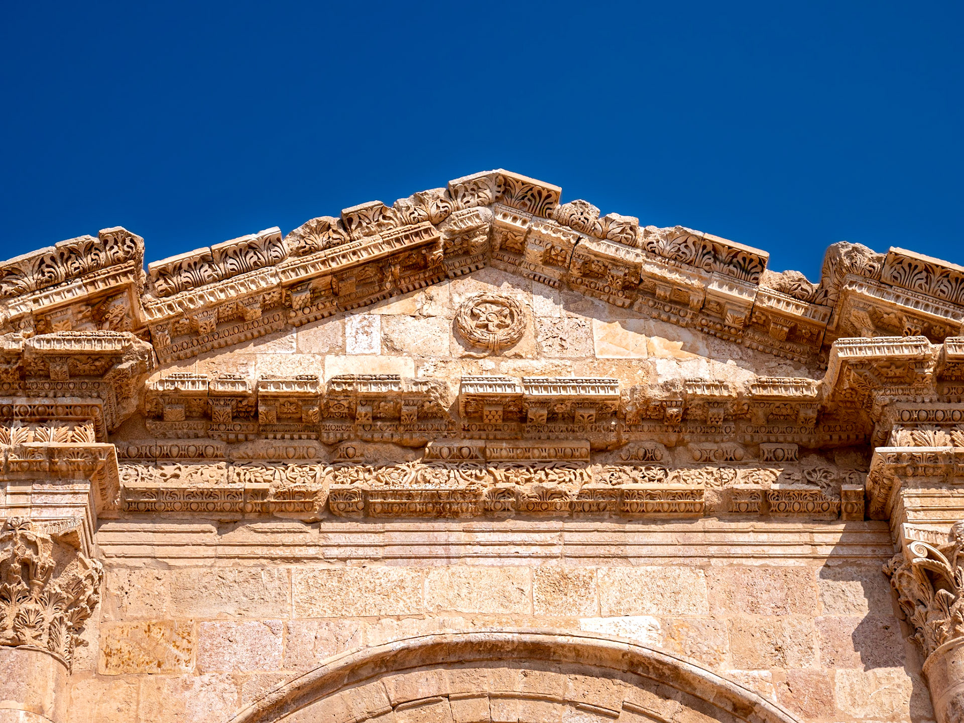 The Arch of Hadrian at Jerash, Jordan