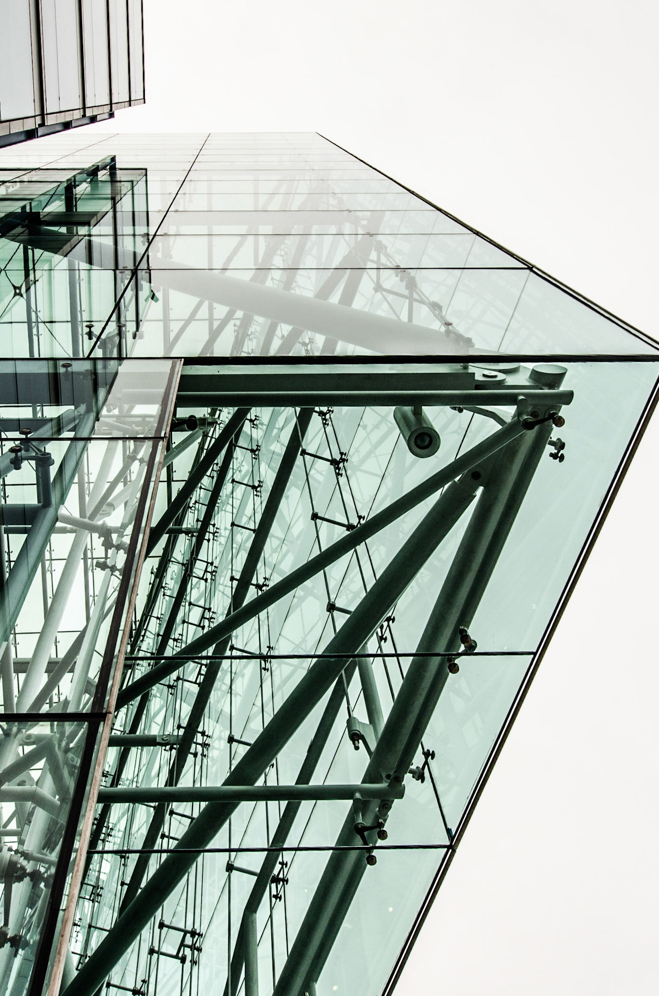 Glass, angles and lines, London