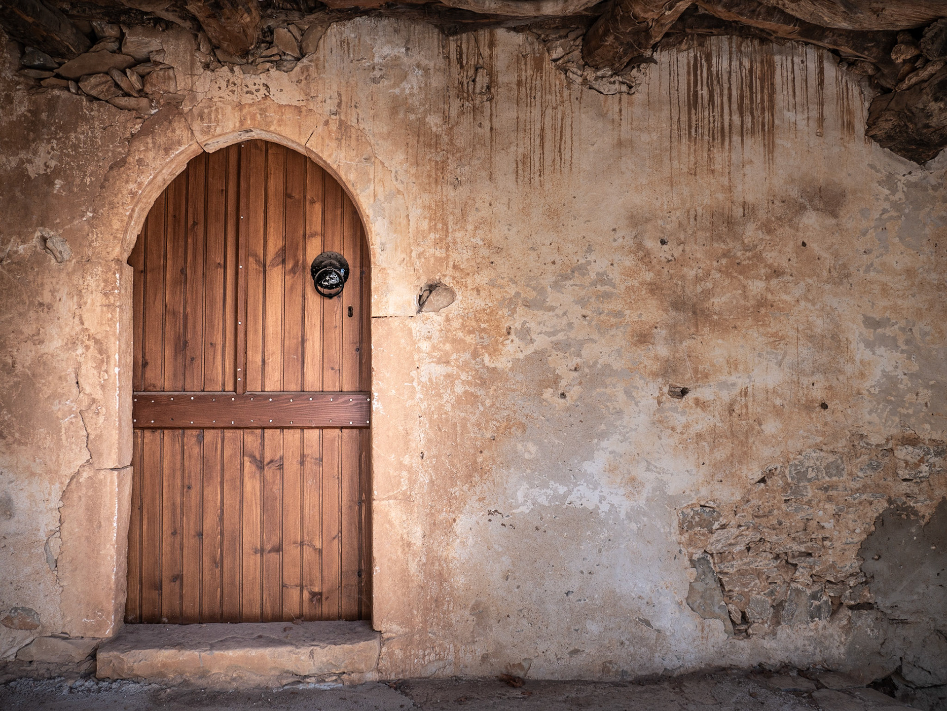 Ancient cottage door