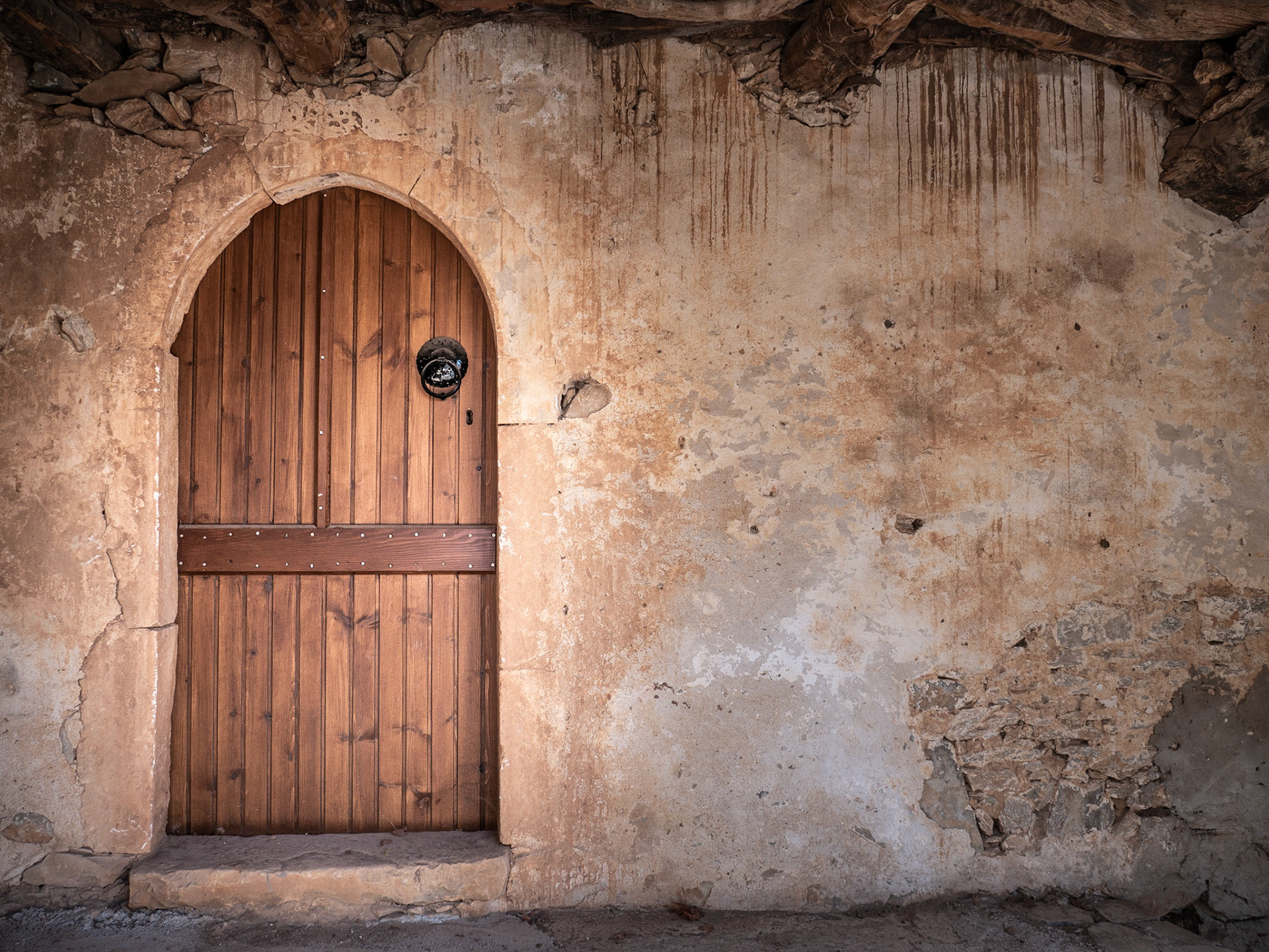 Ancient cottage door
