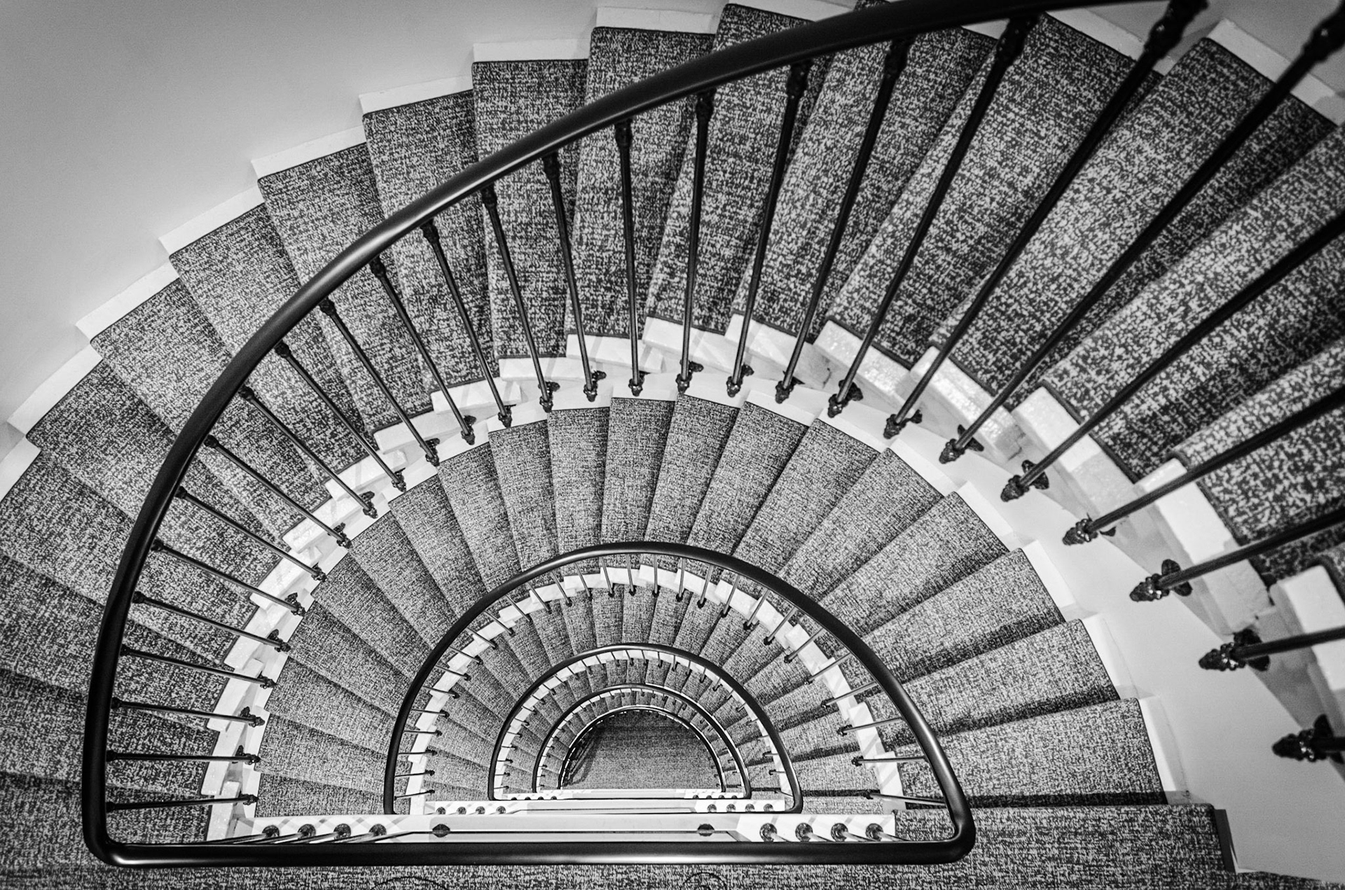 Hotel staircase, Geneva