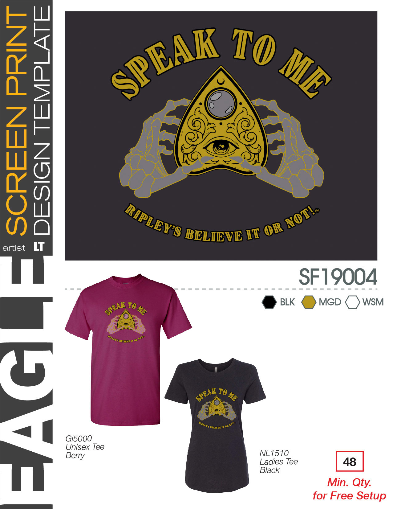 2019 Spec &amp; VM Template LT