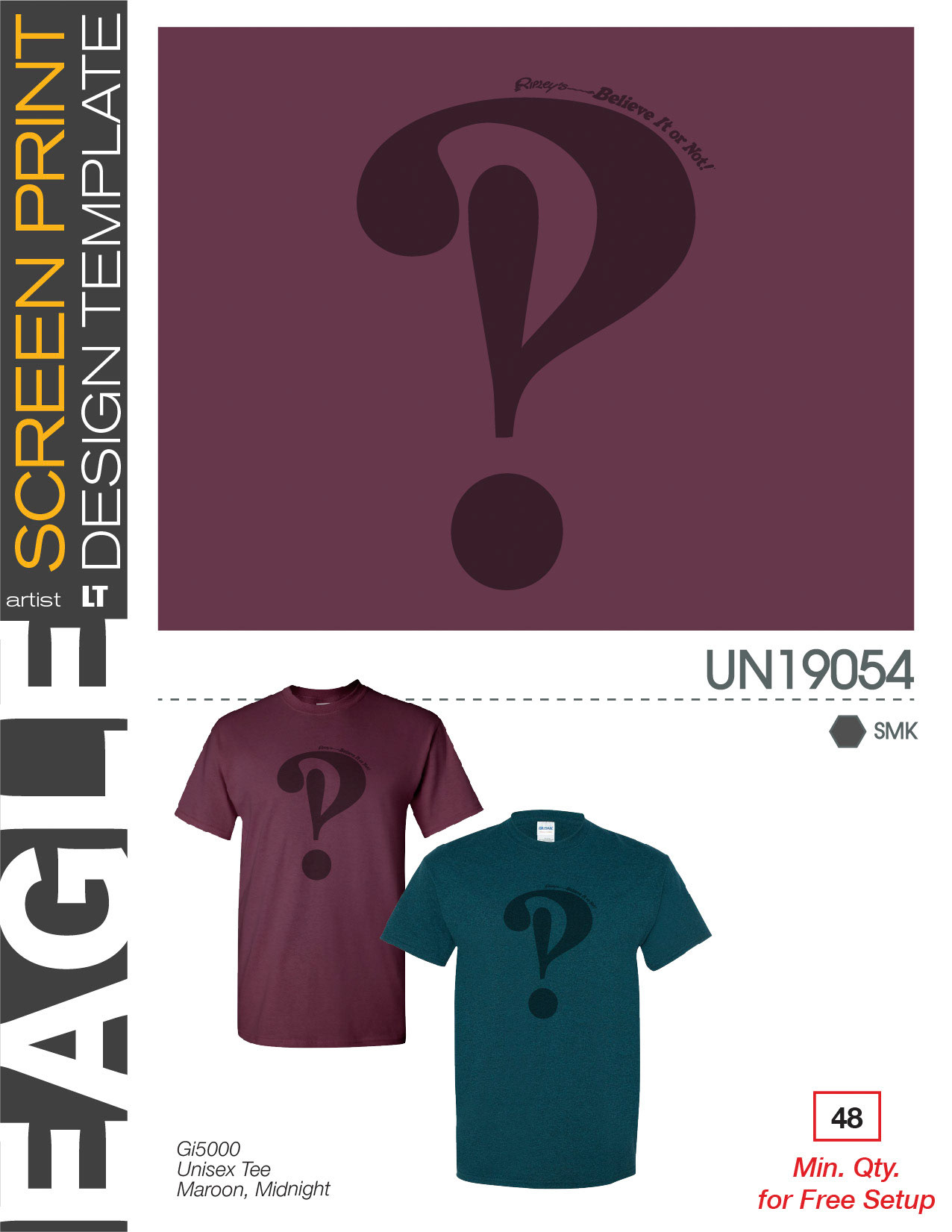 2019 Spec &amp; VM Template LT