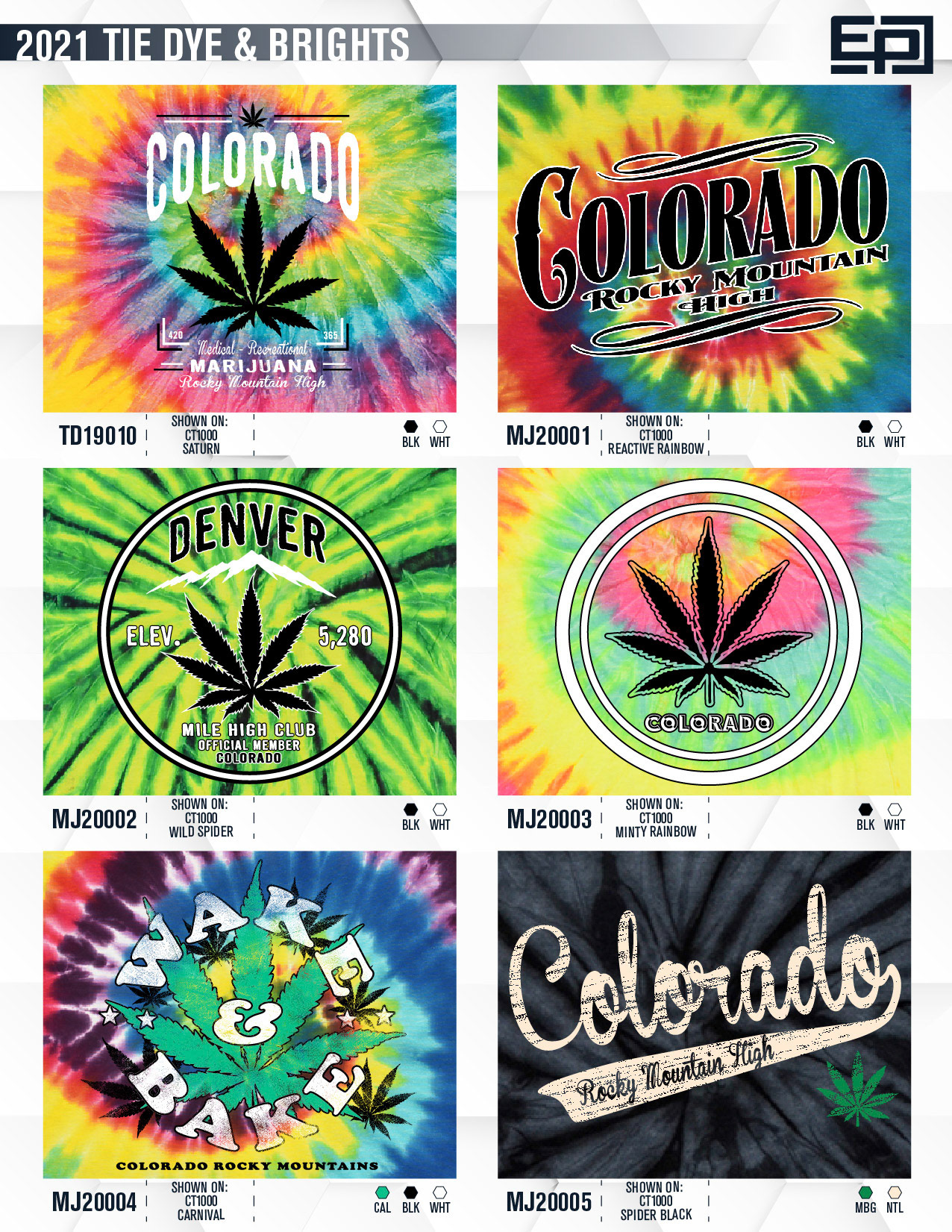 2021 Tie Dye &amp; Bright