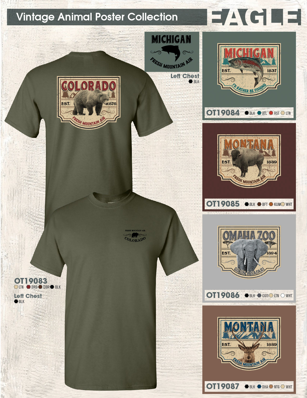 Vintage Animal Poster