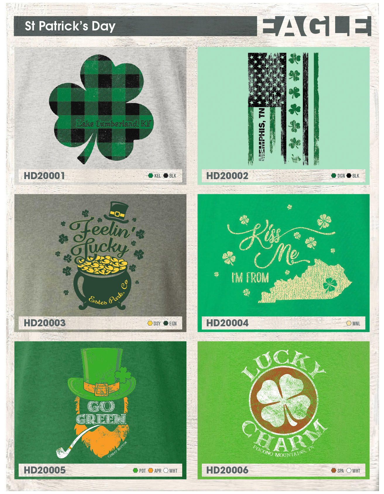 St Patrick's Day 6up