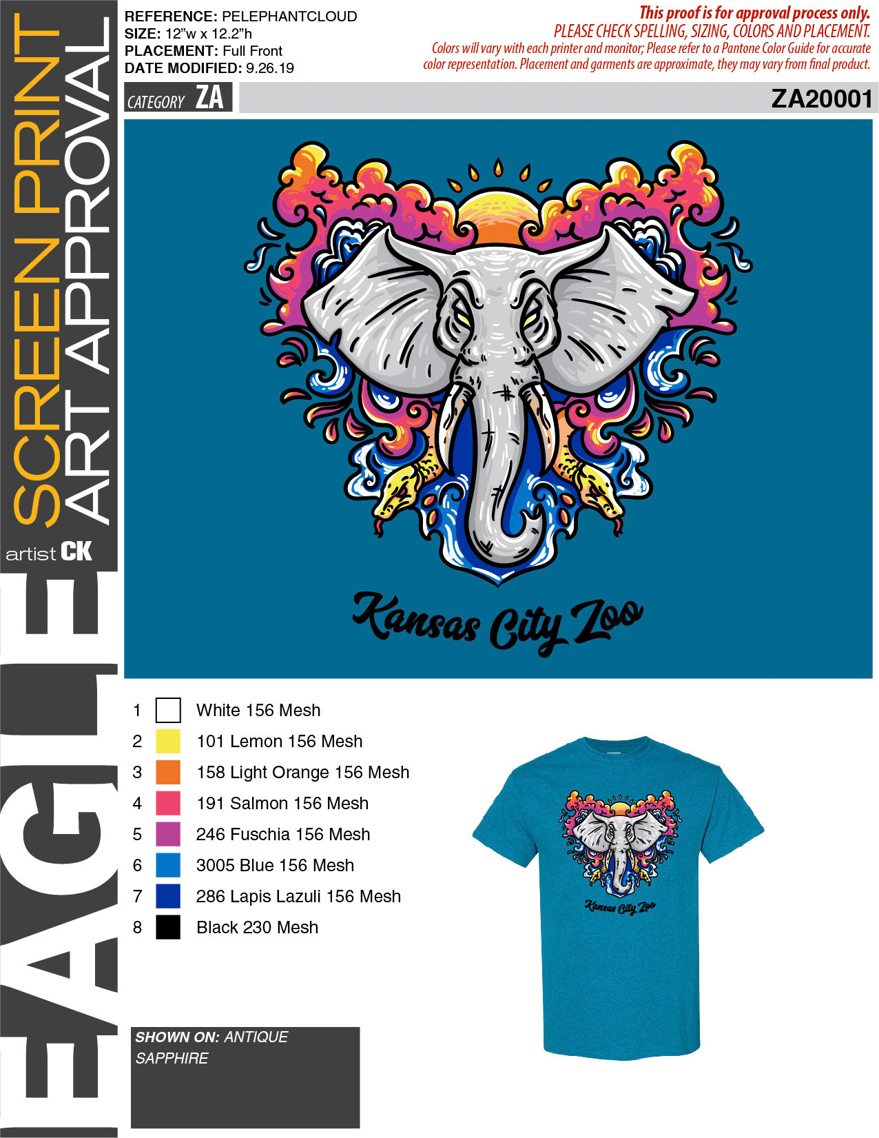 2019 Art Code Template