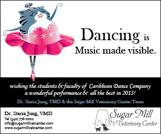Caribbean Dance Program Ad
