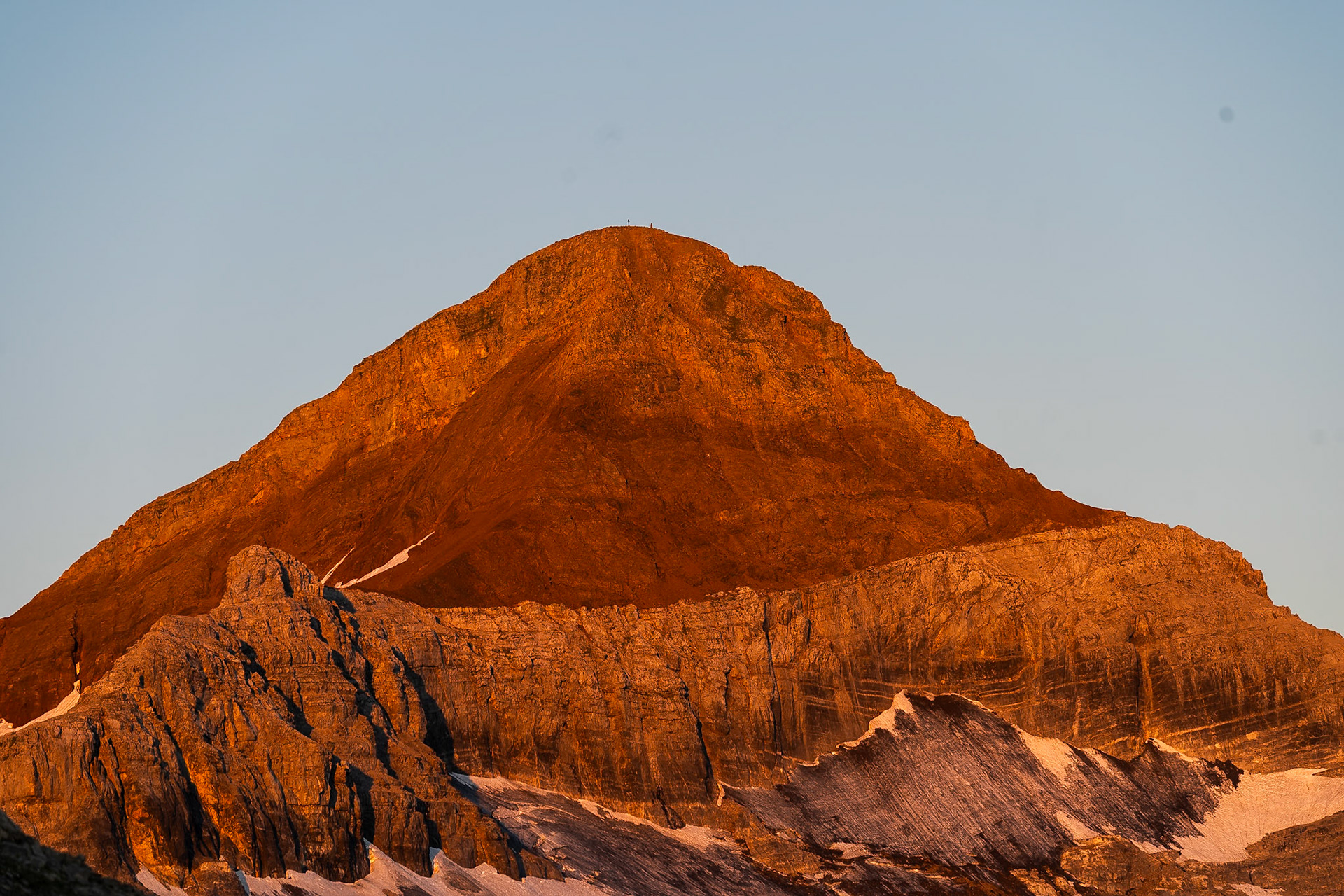 Breathtaking Sunrise Over Uri Rotstock in the Swiss Alps