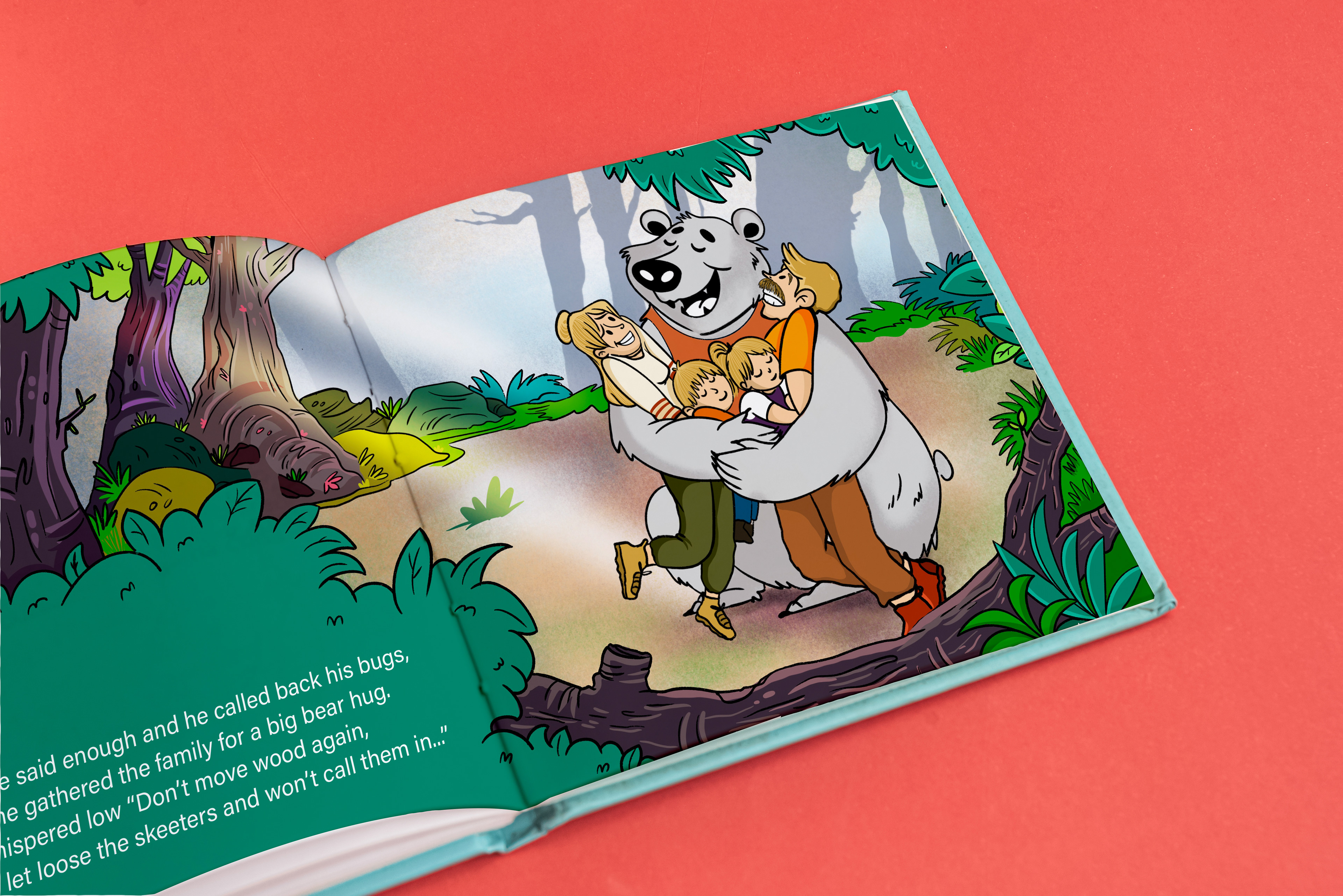 Firewood Movers, Children Book Design, 8×8inch, 2024