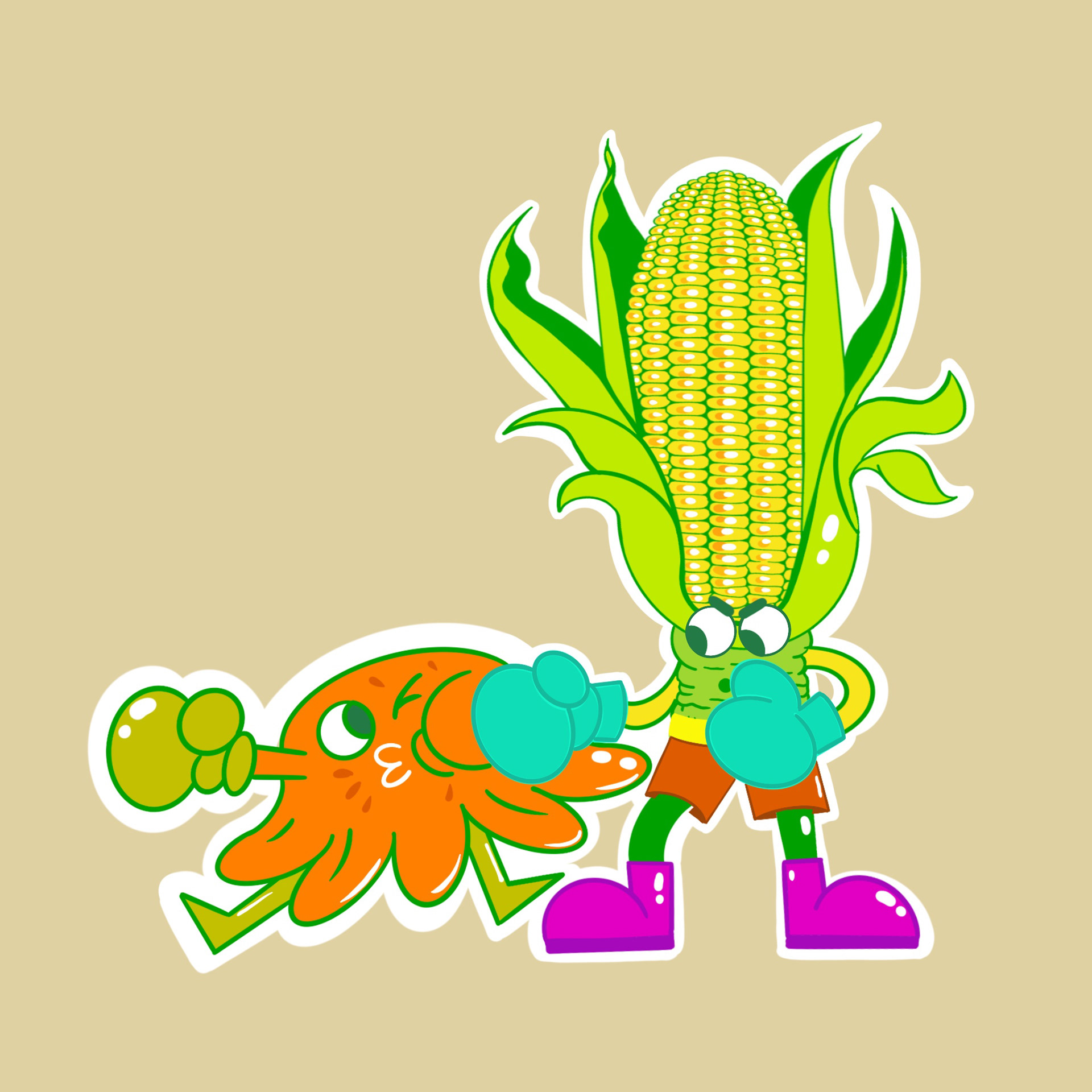 Integrated Pest Management Sticker Design