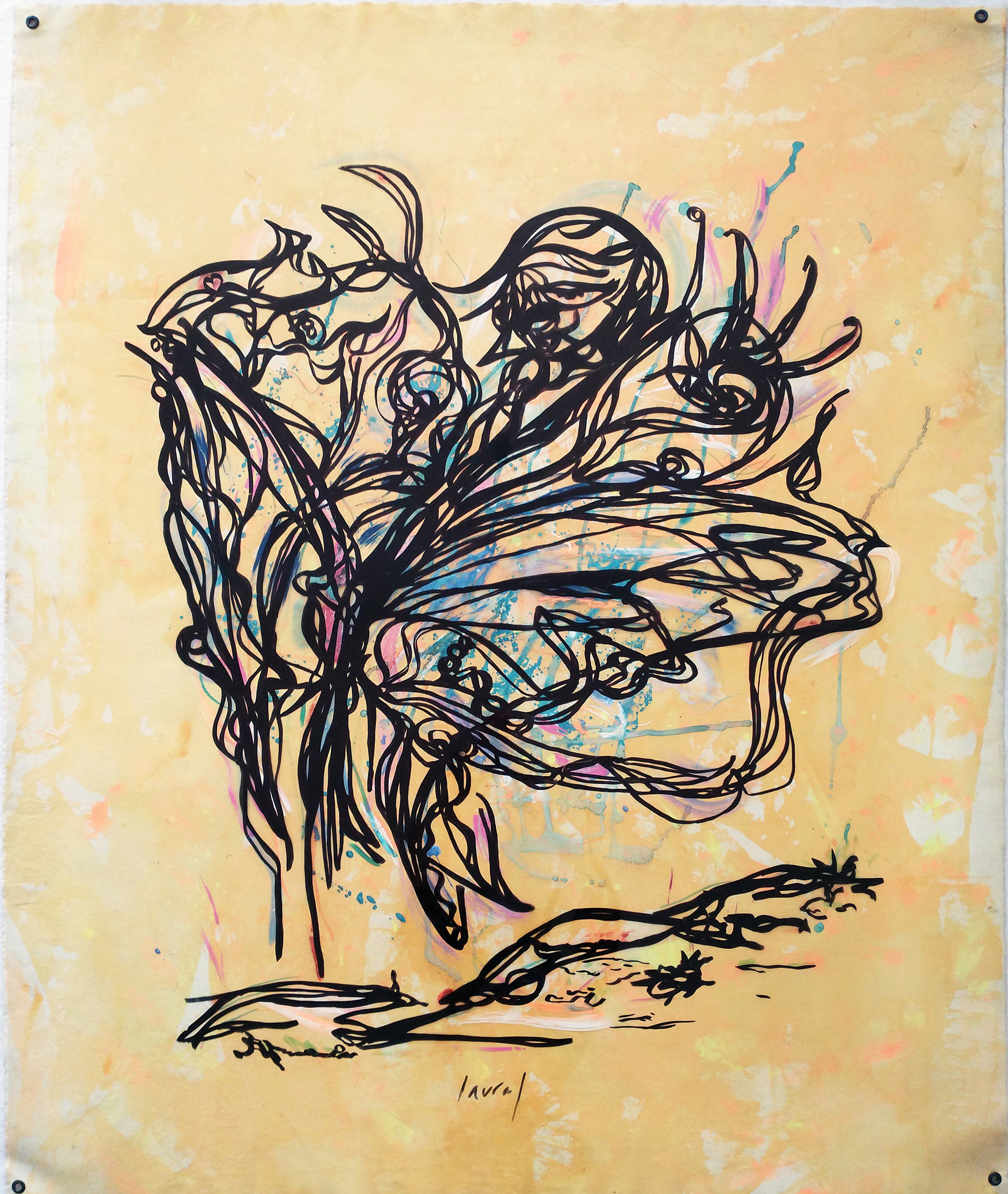 "Transformación". Medidas: 1, 10 m x 1, 33 m.