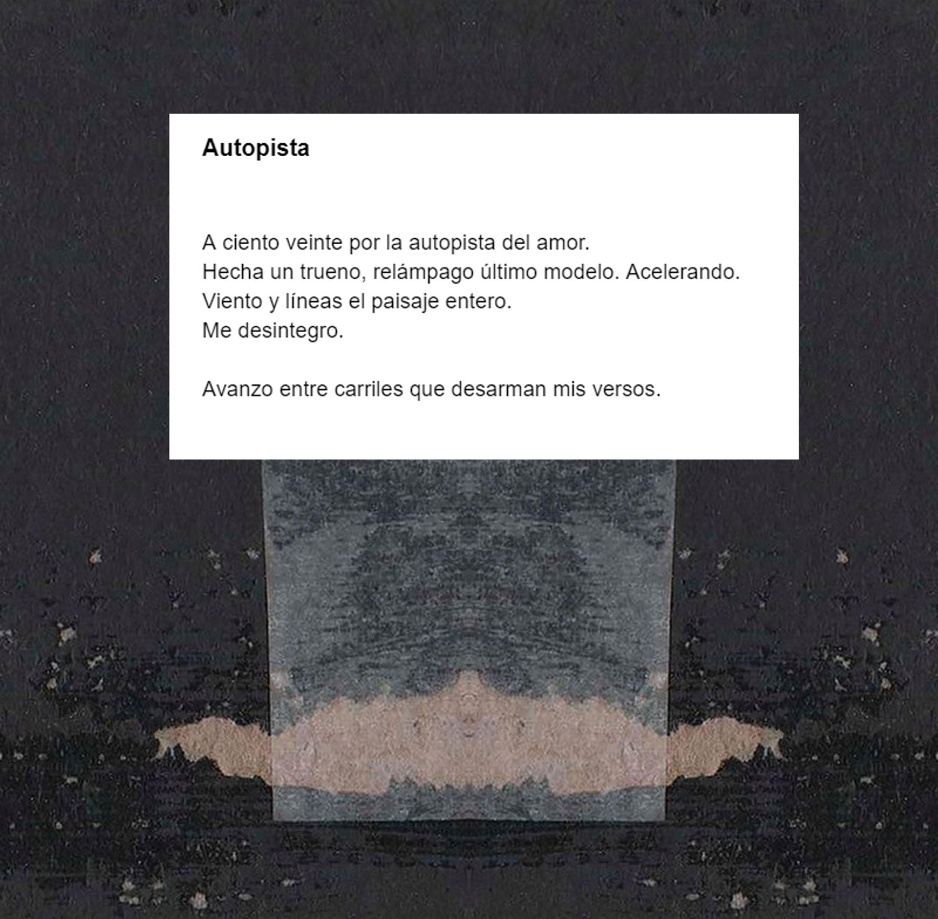 Poemas de la edición digital de "Para saltar sobre el abismo del mundo", recopilación de plaquettes de 2010 a 2021.