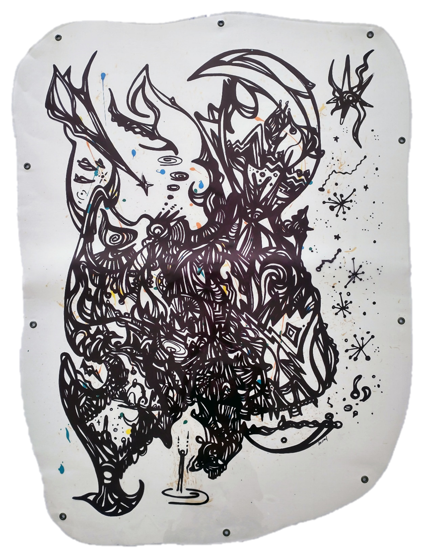 "El amor". Medidas: 85 cm x 1, 10 m.