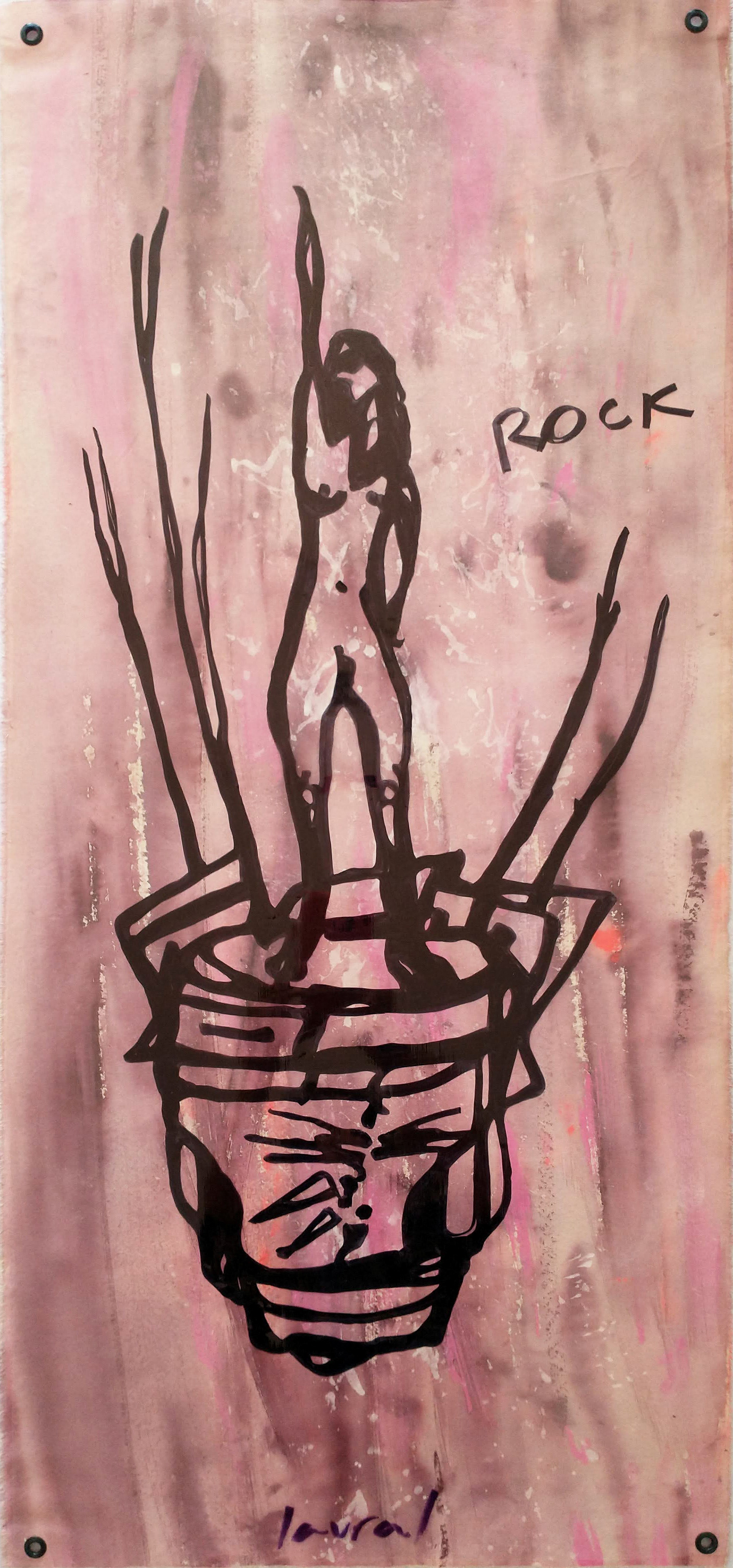 "Rock". Medidas: 48 cm x 1, 08 m.