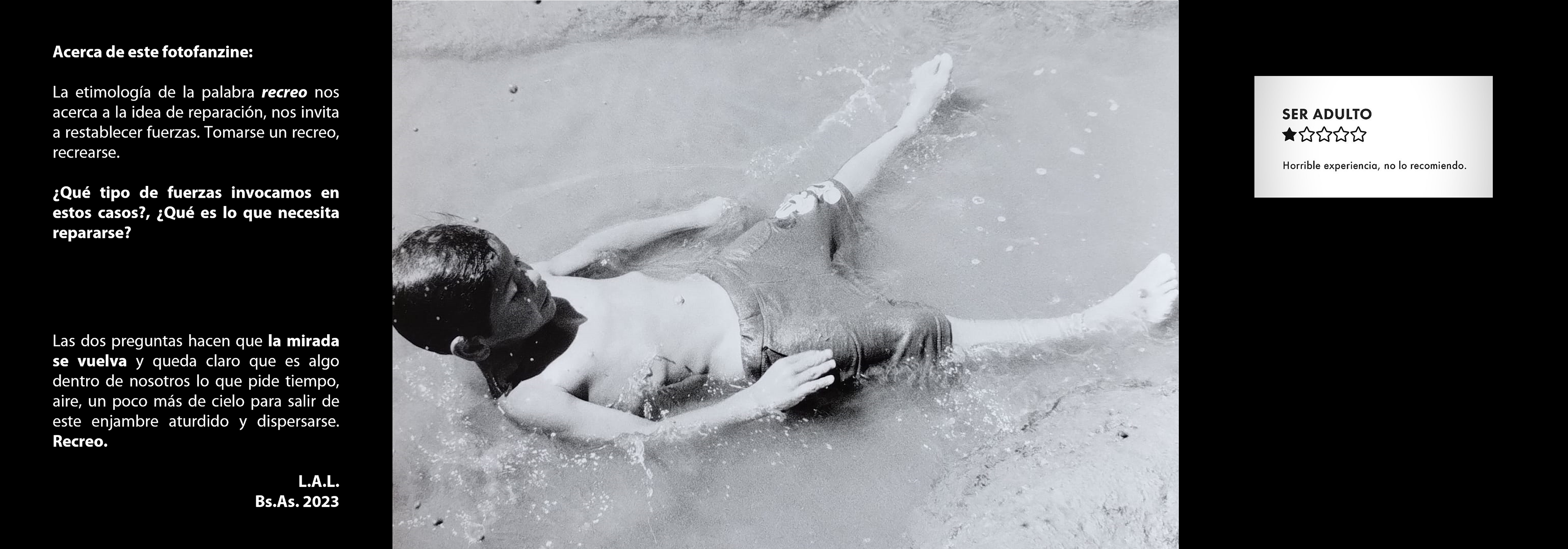 RECREO - Foto fanzine desplegable