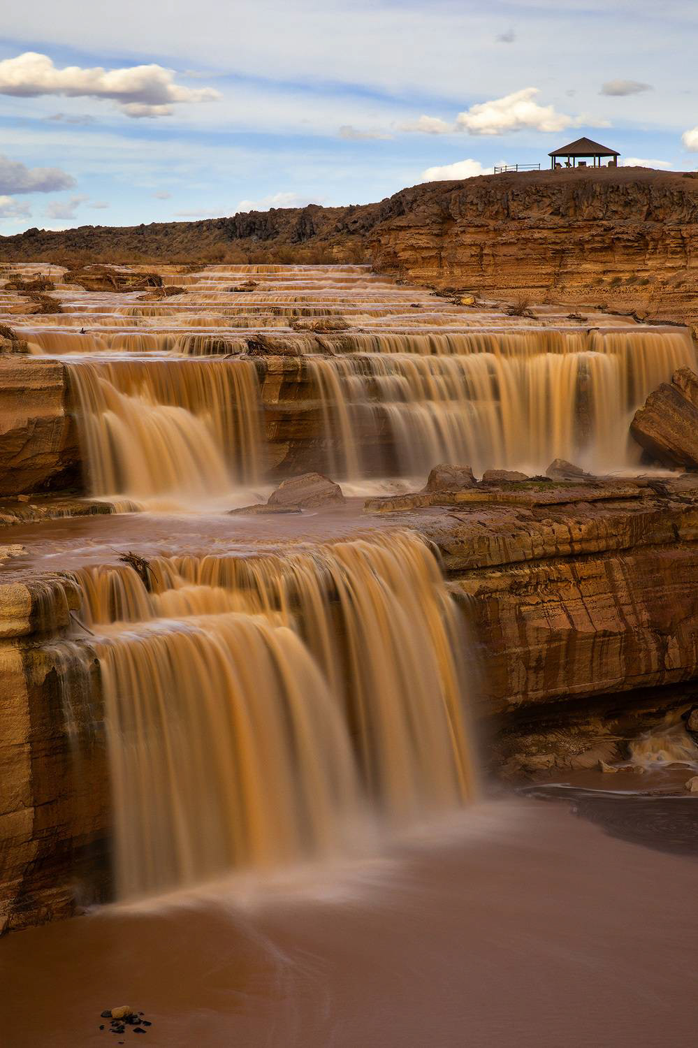 Chocolate waterfalls