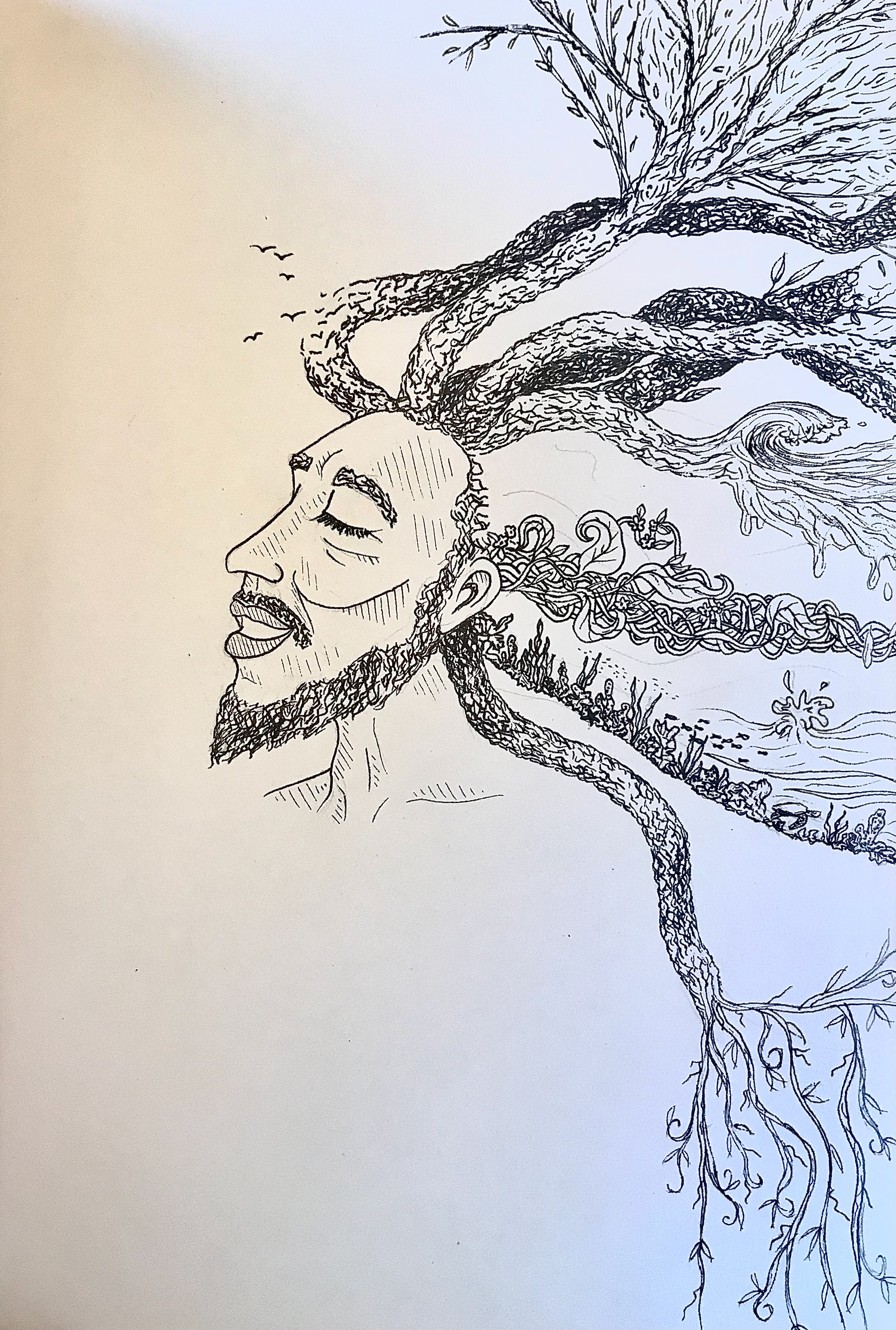 "Bob" Sharpie on Paper