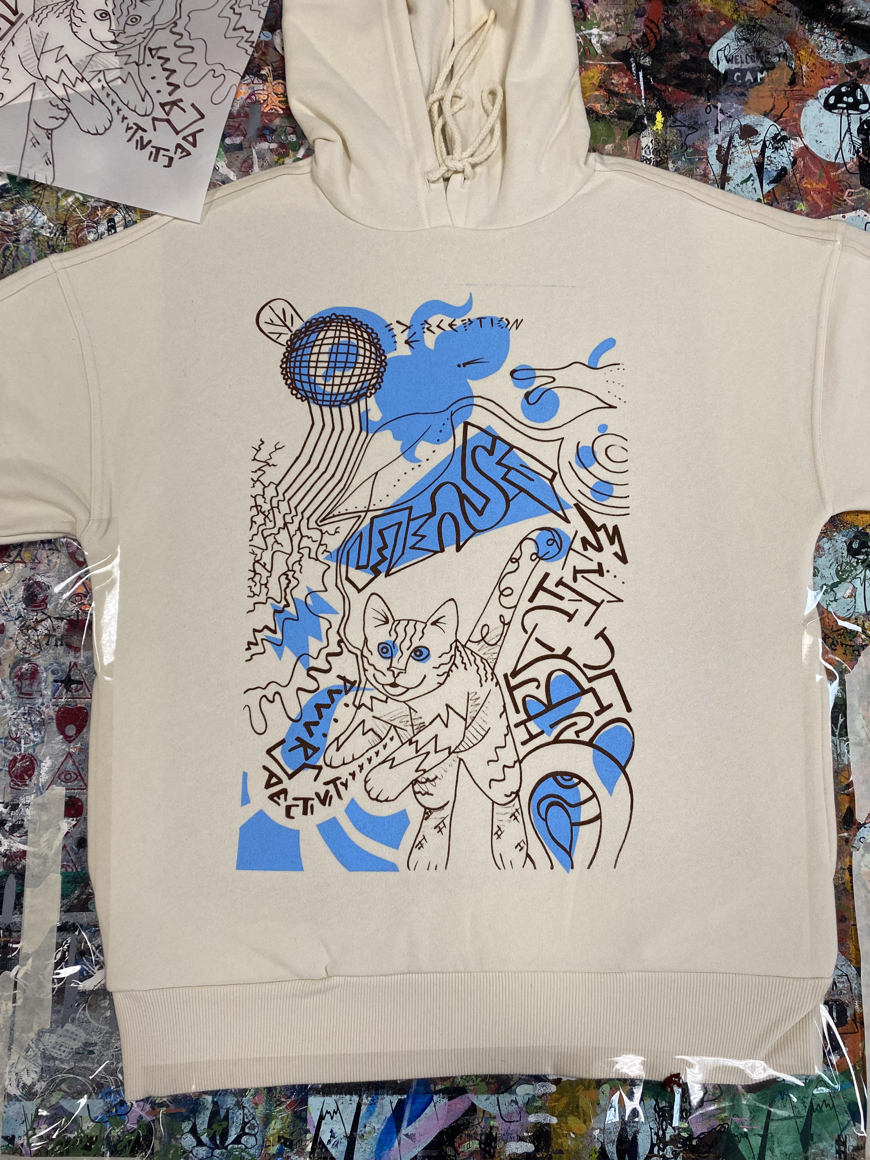 Fabric Ink Screenprint on Hoodie