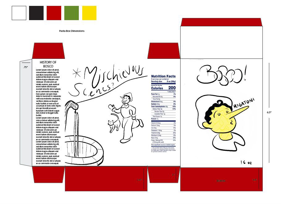 Packaging Sketch 1