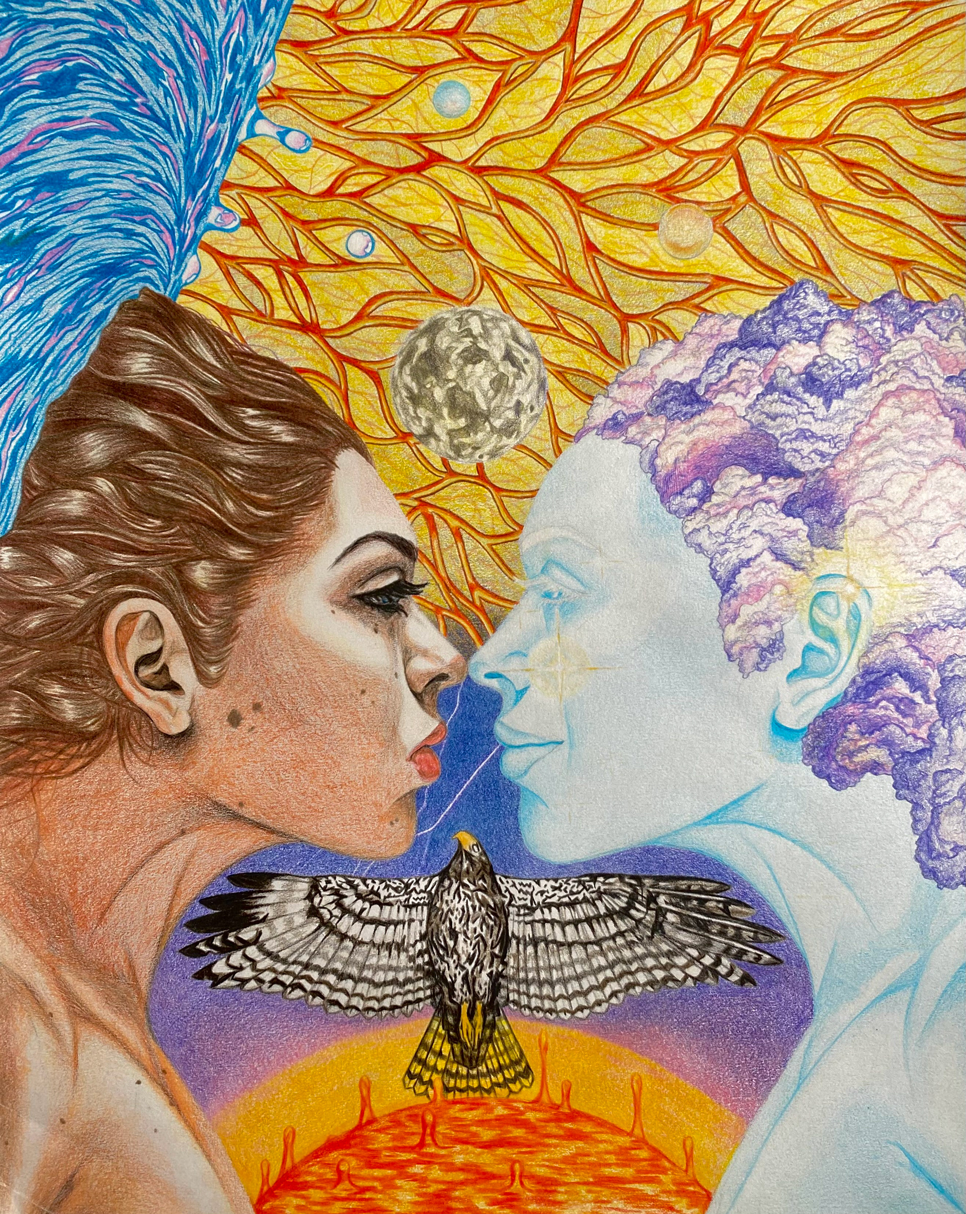 Colored Pencil on Paper
