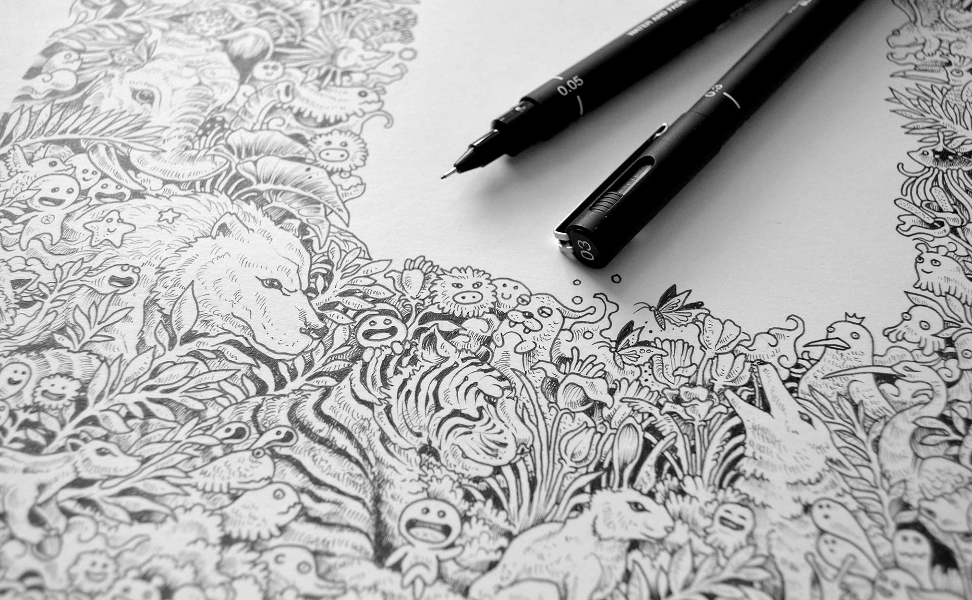 Animorphia Coloring Book Adult Gift Anti Stress Adult Fantasy Adventure  Monster - Kerby Rosanes: 9788994908281 - AbeBooks