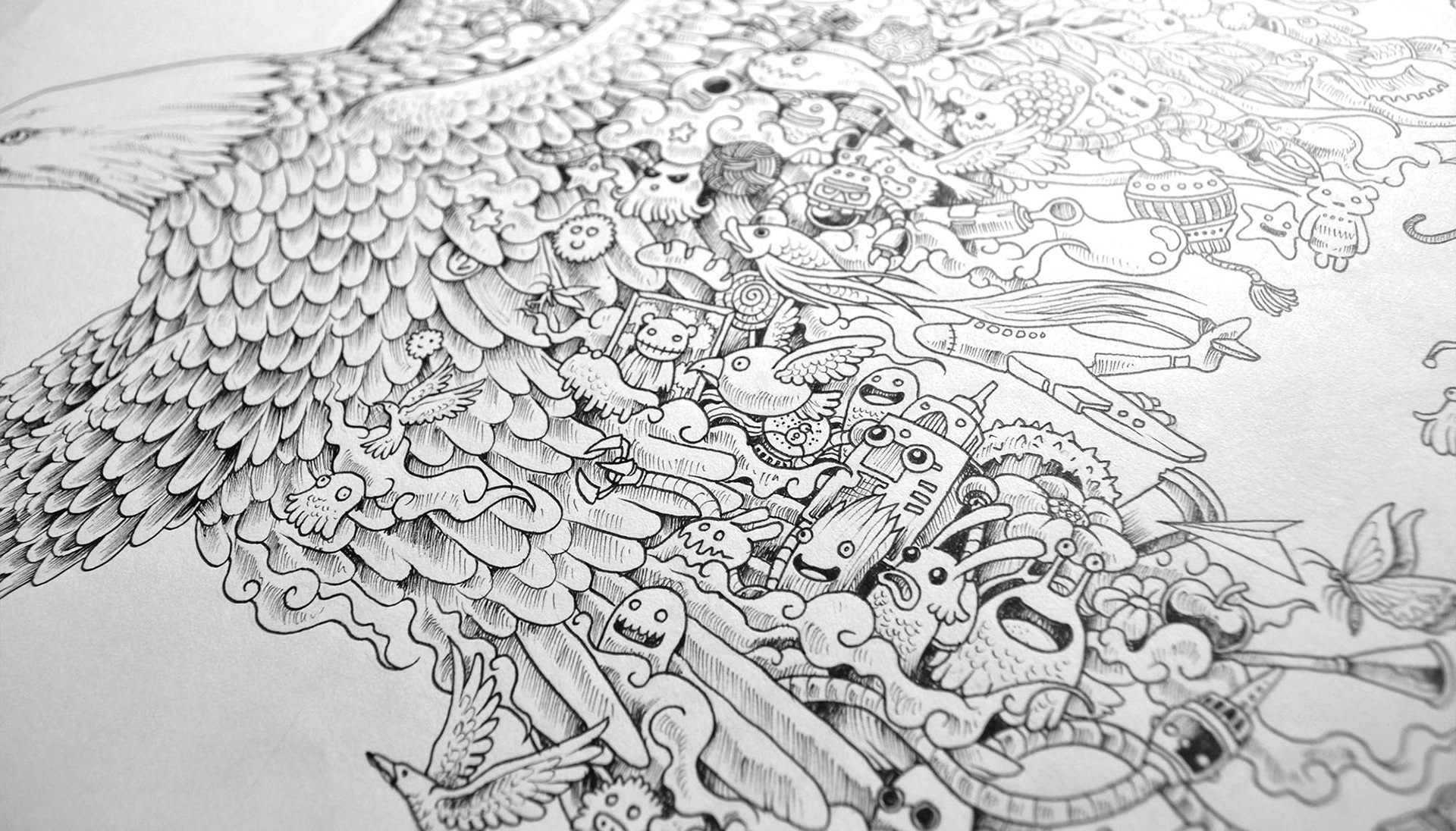 Coloring Book Art of Kerby Rosanes - Animorphia Mythomorphia