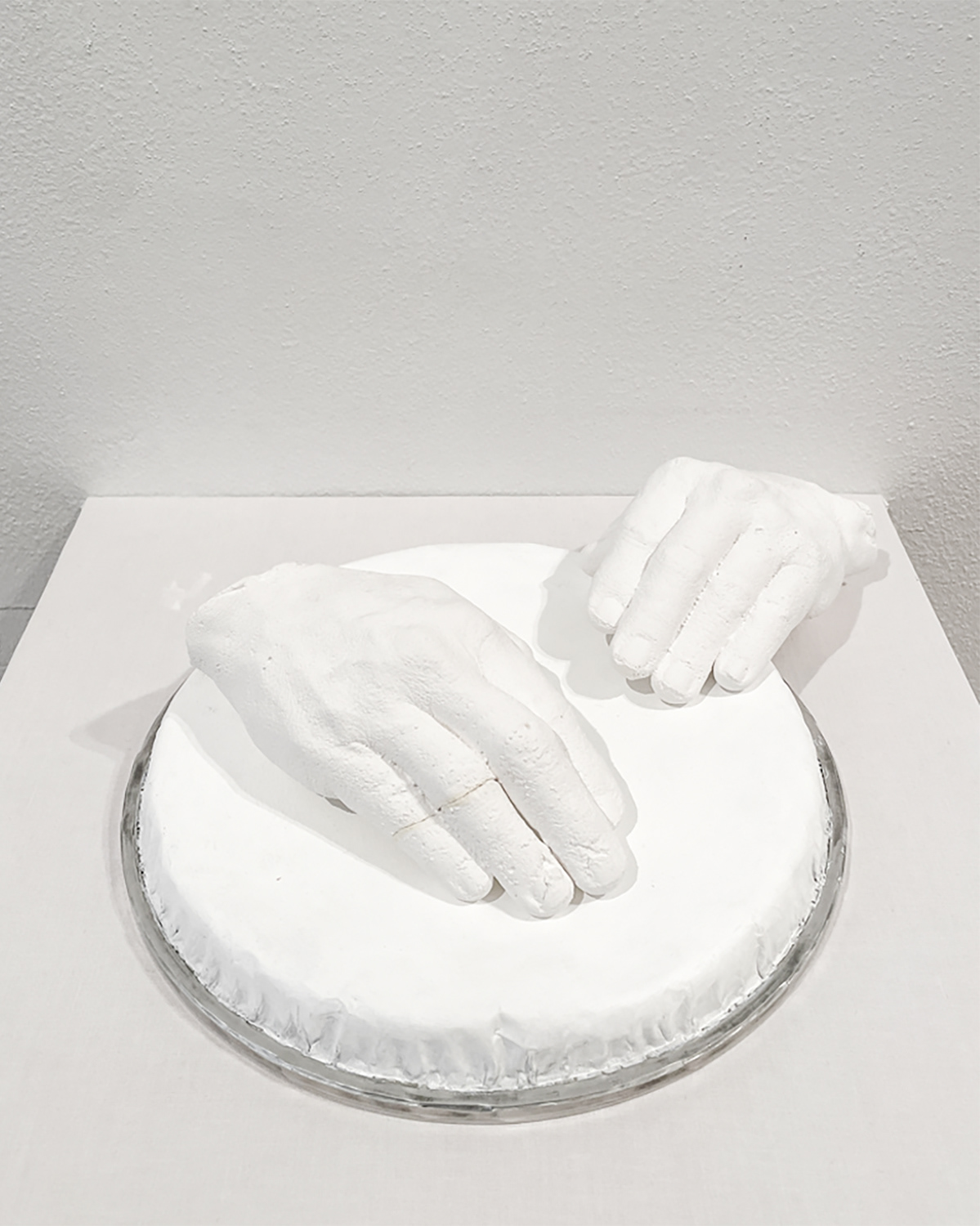 Papa Conguero, 2025, Plaster, Conga Head, 6 x 11.5 x 11.5 inches