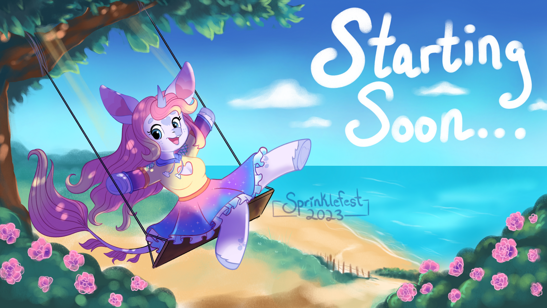SprinklefestArt Twitch Starting Soon Fall 2023