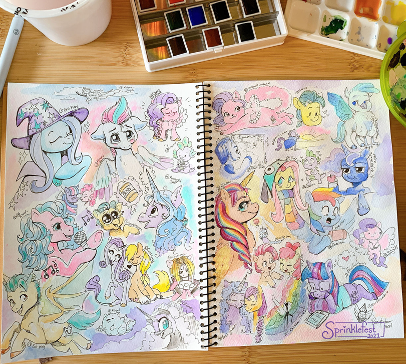 Ponytober all at once!! 2021