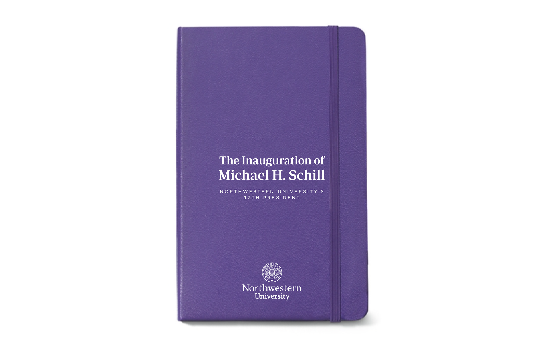 northwestern inauguration keepsake notebook