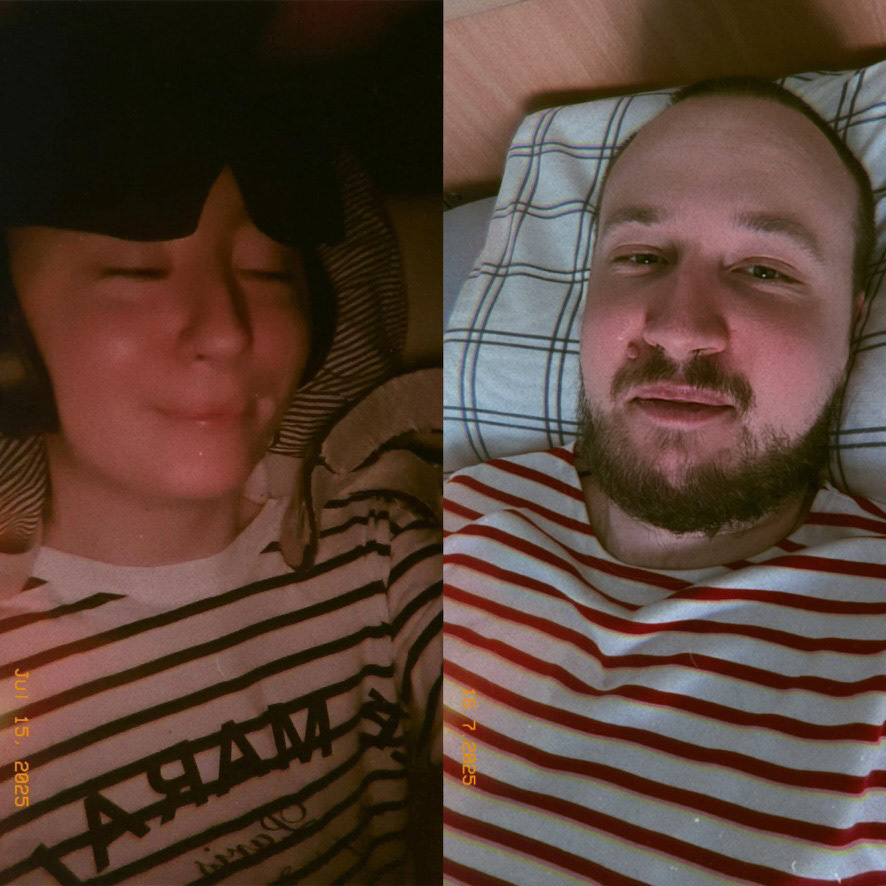 We don’t have pictures taken together, but we can make them digitally.